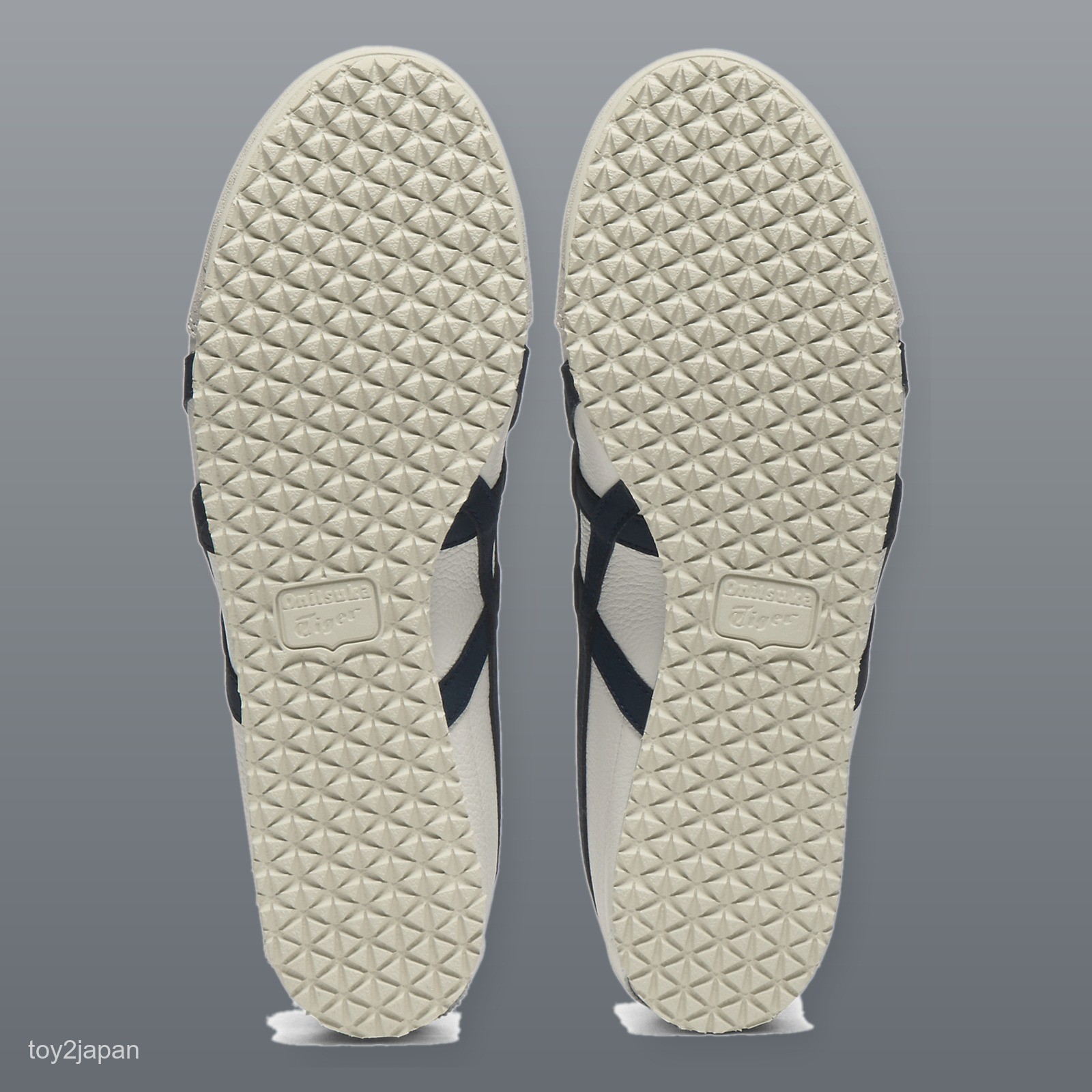 Onitsuka Tiger MEXICO 66 VINY 1183C577-100 Off-white Iron Navy Men’s Size New