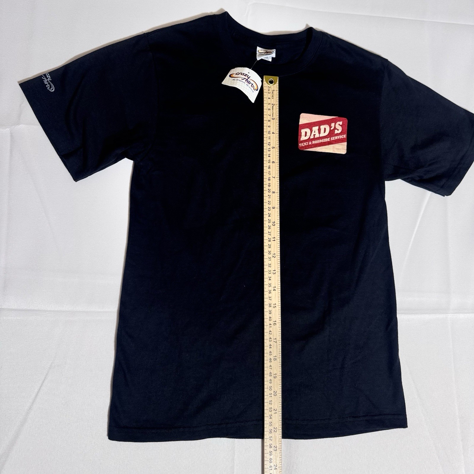 Crazy Shirts Graphic T, NWT, DAD’S, 100% Combed Cotton, Black, Female/Youth, S/M
