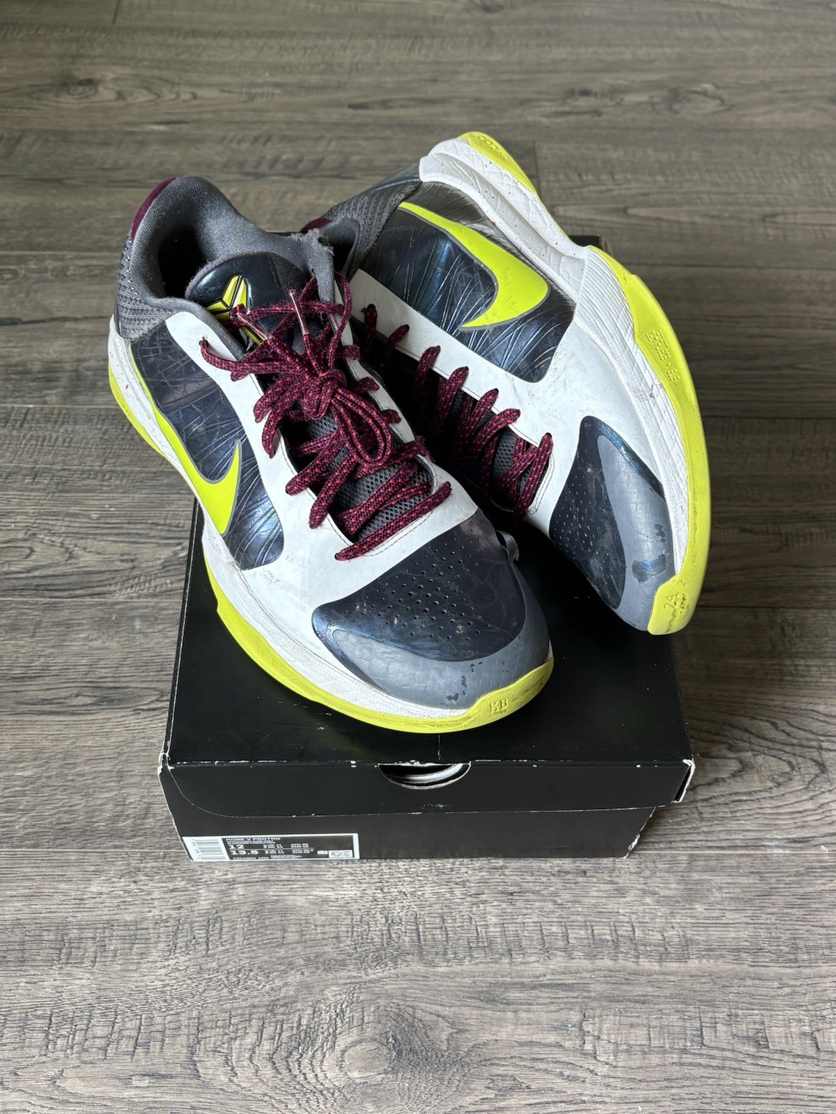 Nike Kobe 5 Protro 2020 Chaos Size 12 Authentic Rare Used Basketball Shoes