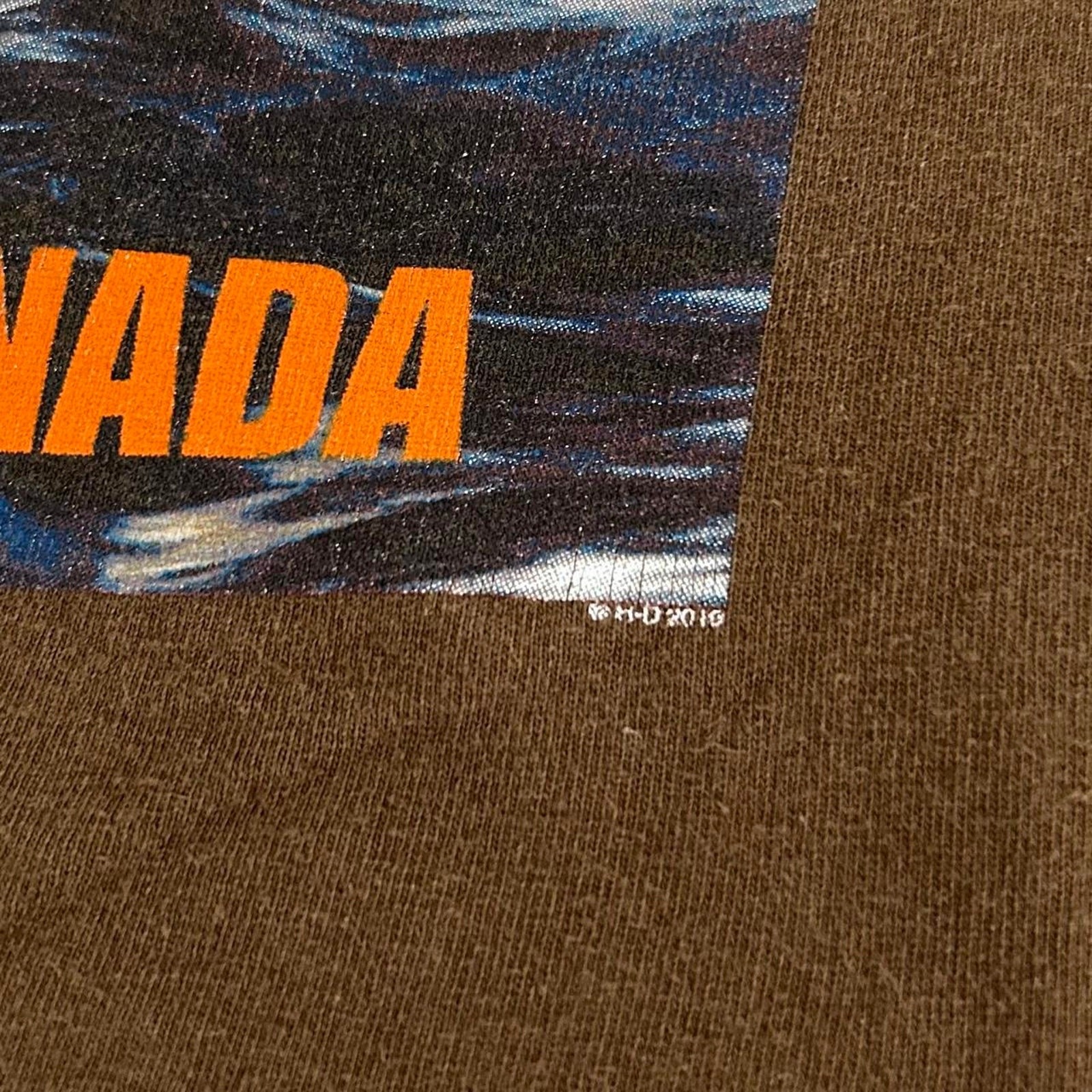 Harley Davidson Niagara Falls Canada Biker Graphic Tshirt Size 2X