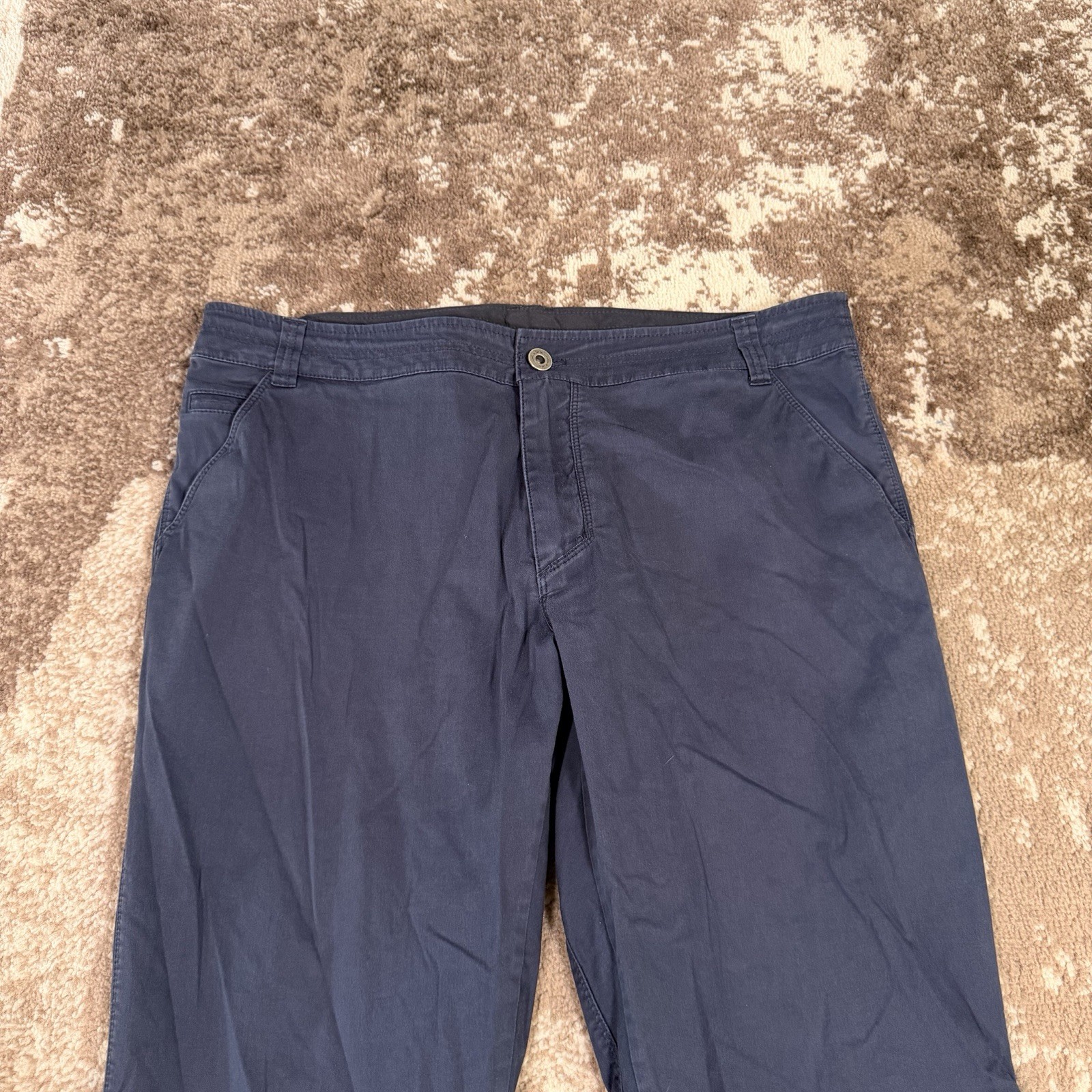 Kuhl Resistor Lite Pants Mens 38×32 Blue Stretch Chino Hiking Travel Casual Dad