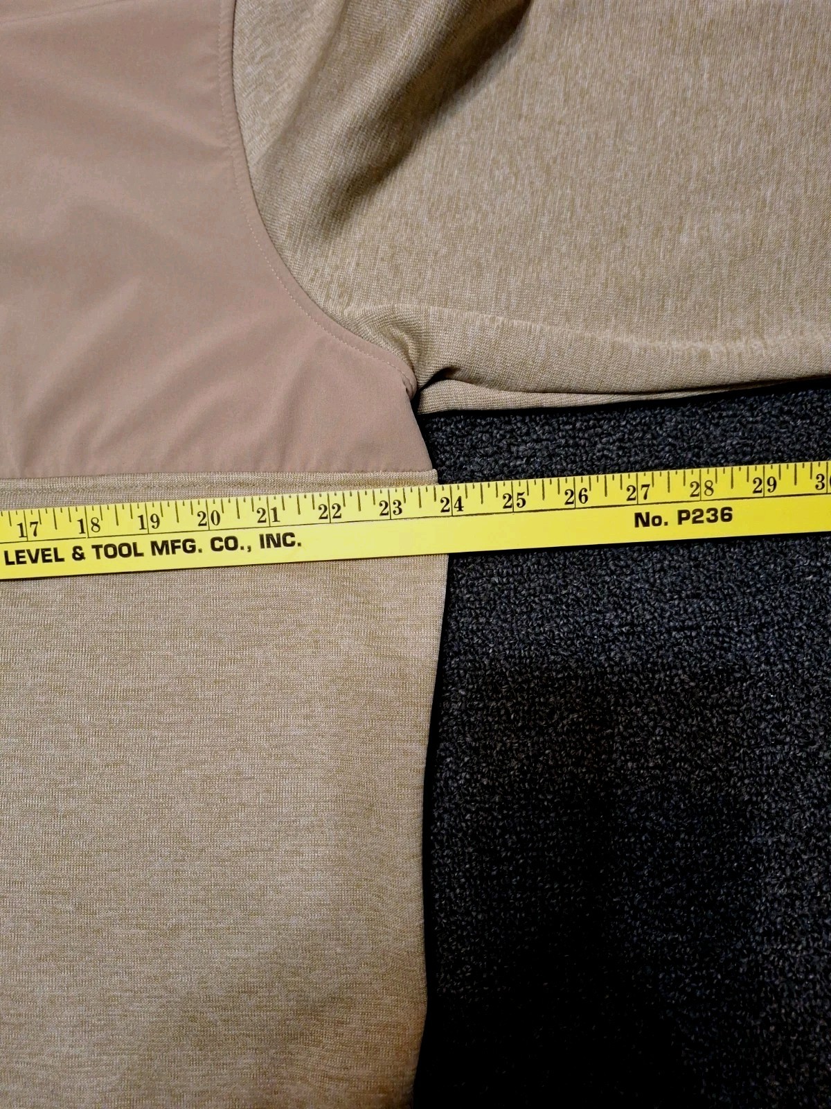 Under Armour Golf Drive Storm Sweater Mens XL Tan Fleece 1/2 Zip Pullover EPC