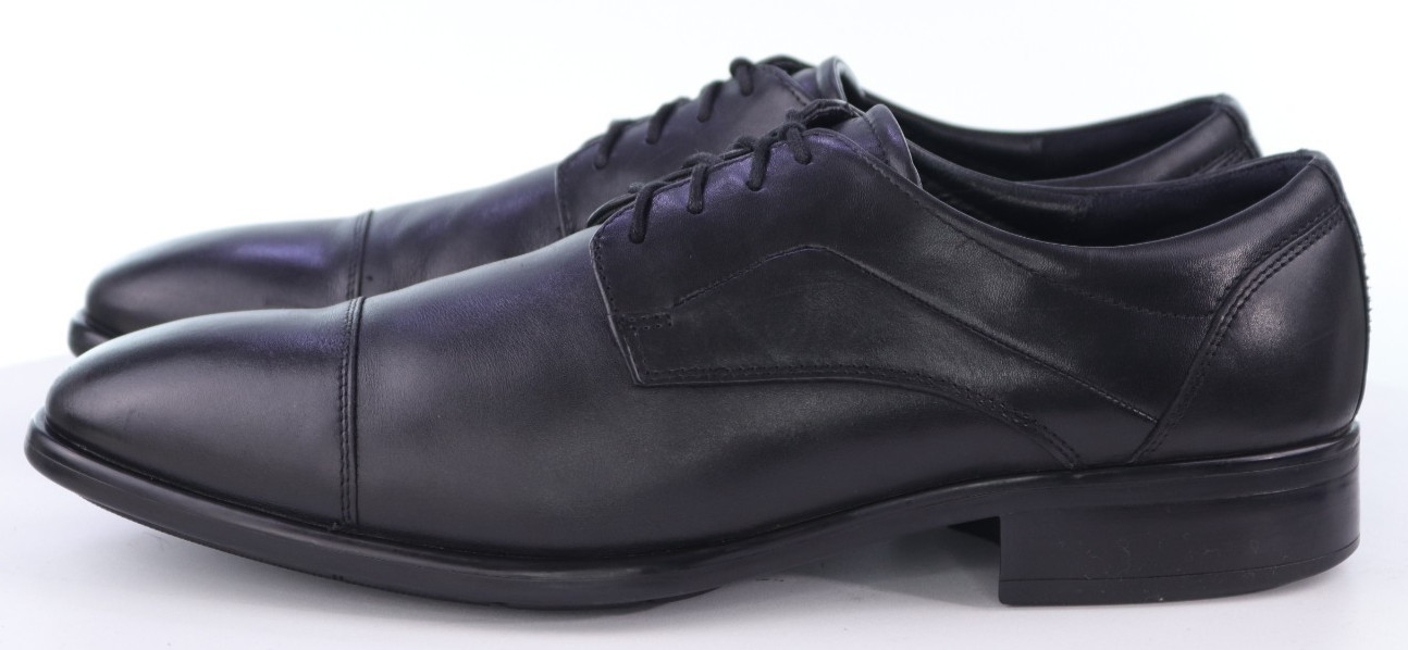 ECCO Citytray $170 Men’s Cap Toe Oxfords Dress Shoes Sz EU 46 US 12-12.5 Leather