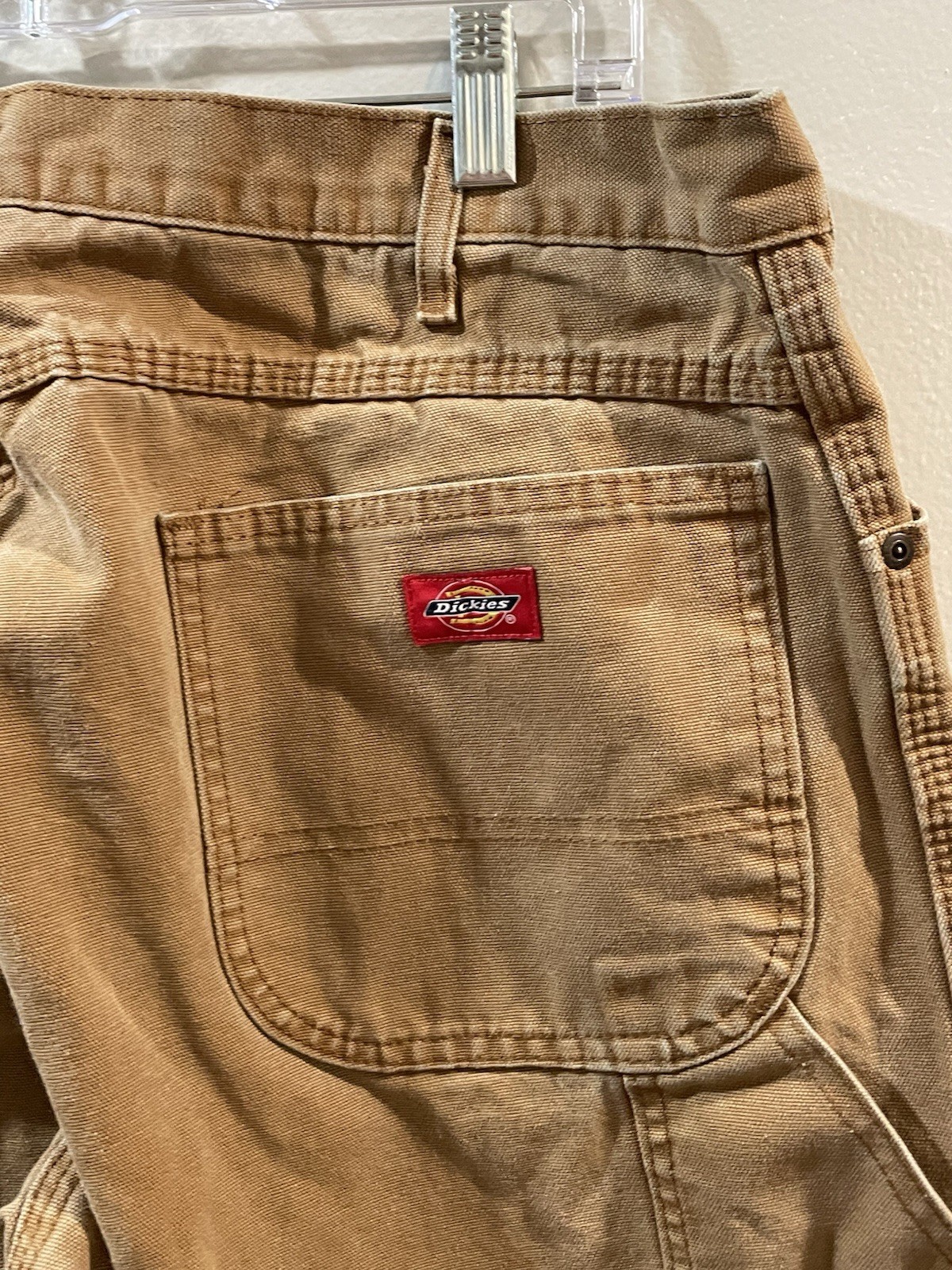 Vintage Dickies Brown 100% Cotton Carpenter Pants 36×28 Workwear RN20697