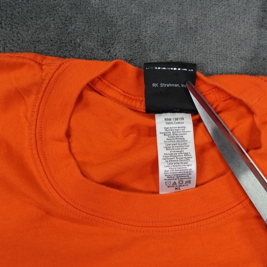 Harley Davidson Sleeveless Shirt Mens XL Orange Laconia Rally 2024 Biker Moto