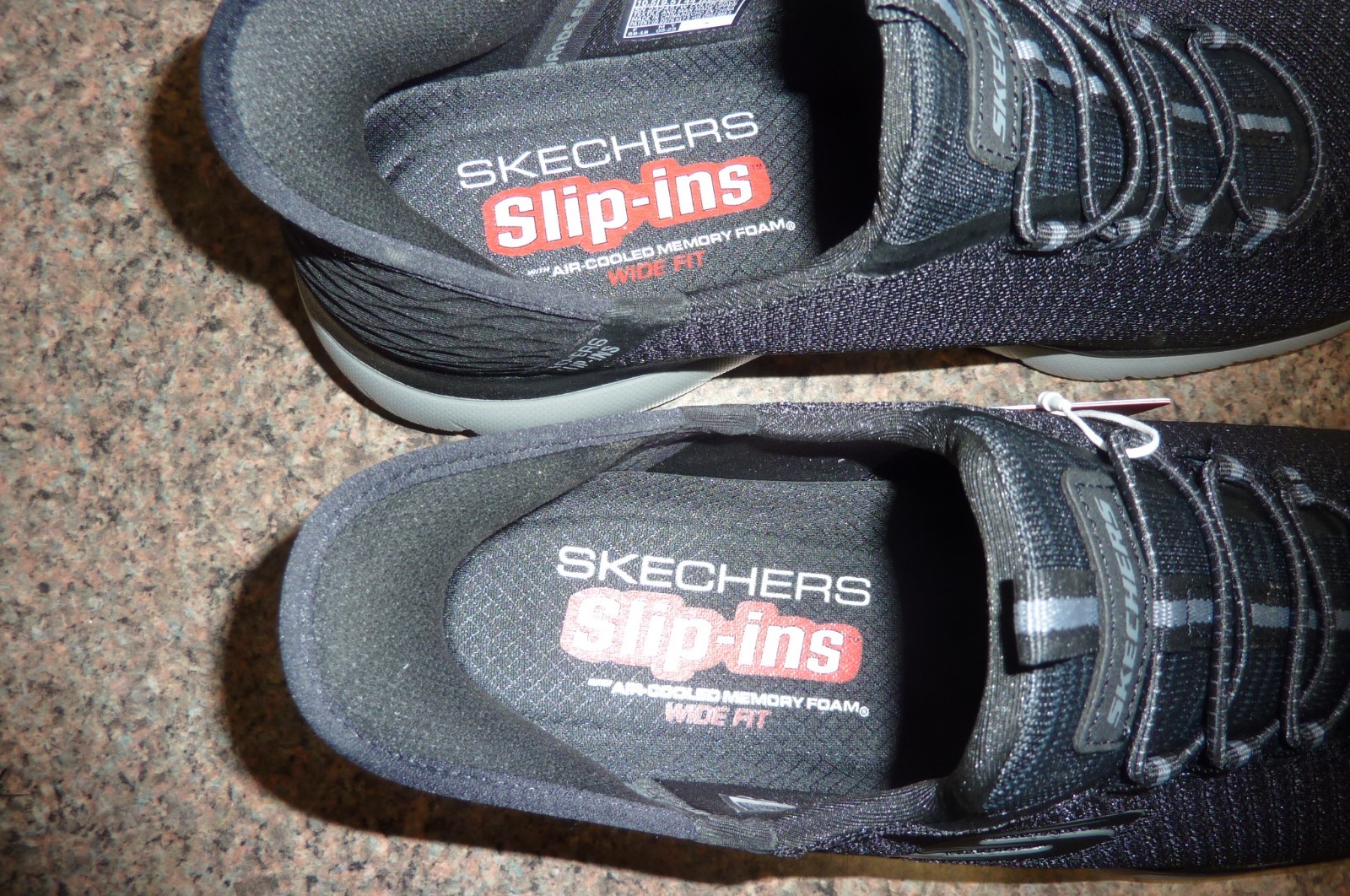 New Men’s Skechers Slip Ins Summits High Range Blk/Charcoal 232457W Sz 10.5 Wide