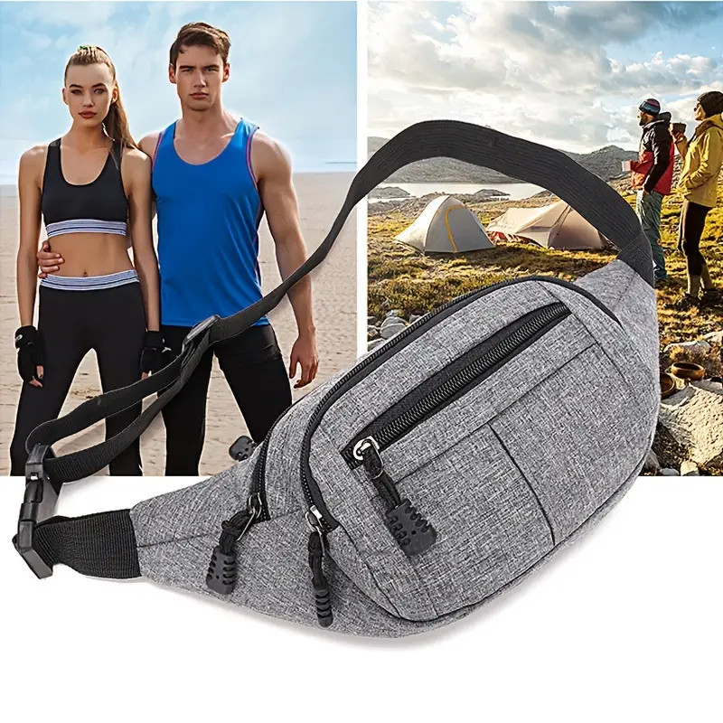 Men Women Fanny Pack Belt waist Bag Cross body Sling Shoulder Travel Sport Lot