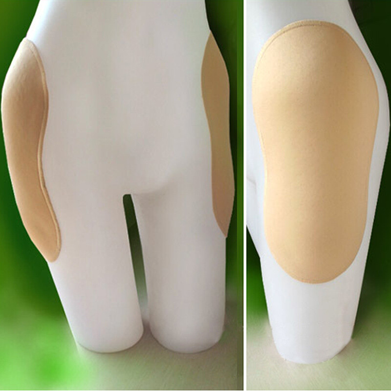 1Pair Hip Thigh Sponge Pads Foam Pads Enhancing Contour Breathable Reusable