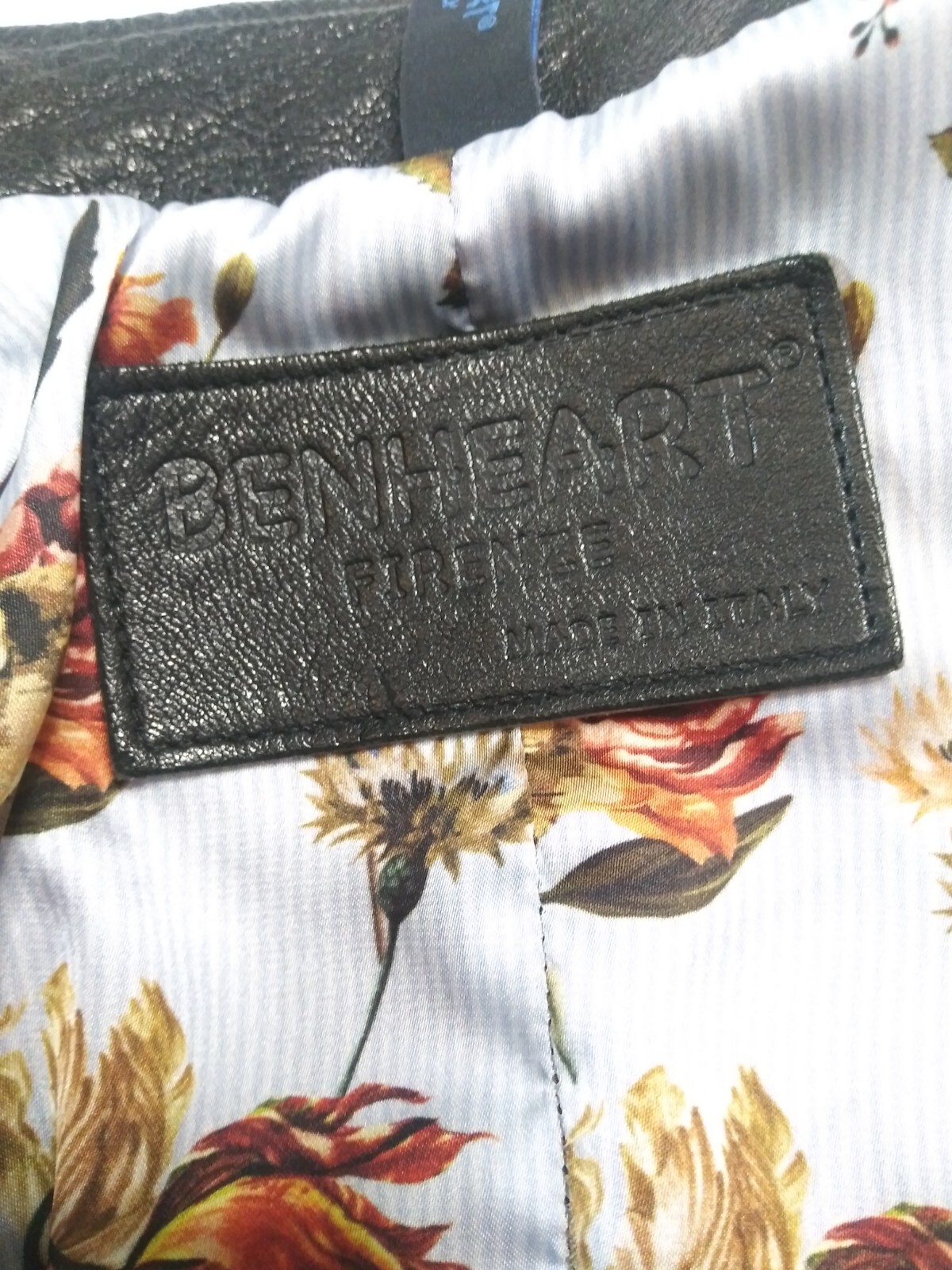 Benheart Sonia LTD Supple Leather Jacket size 44 Made In Italy