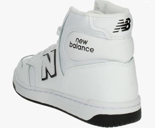NEW BALANCE 480 SIZE 10 TO 15 MENS WHITE ORANGE BLACK HIGH TOP SNEAKER