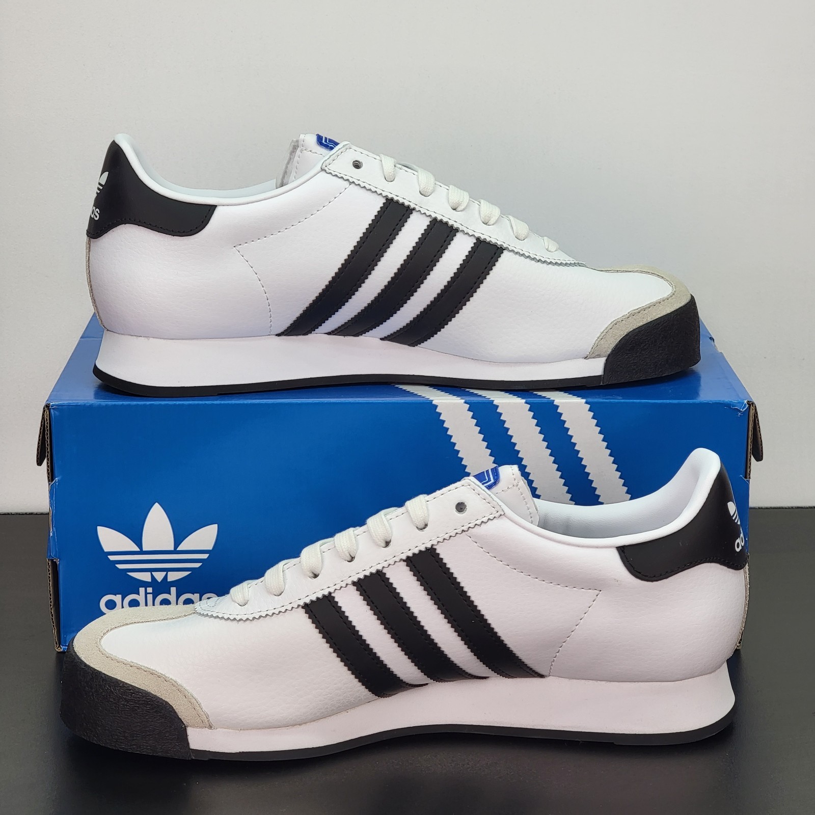 Adidas Originals Samoa Men’s Size 10 Athletic Shoes White Black Casual Sneakers
