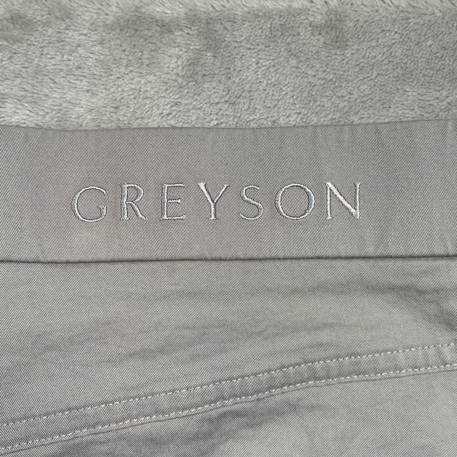 Greyson Pants Mens 32×32 Gray Stretch Chino Slim Fit Casual Golf 5 Pocket