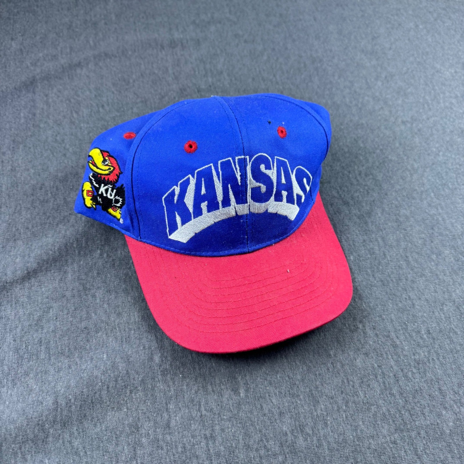 Vintage Kansas Jayhawks Hat JJ of Dallas Collegiate Licensed Product Cap
