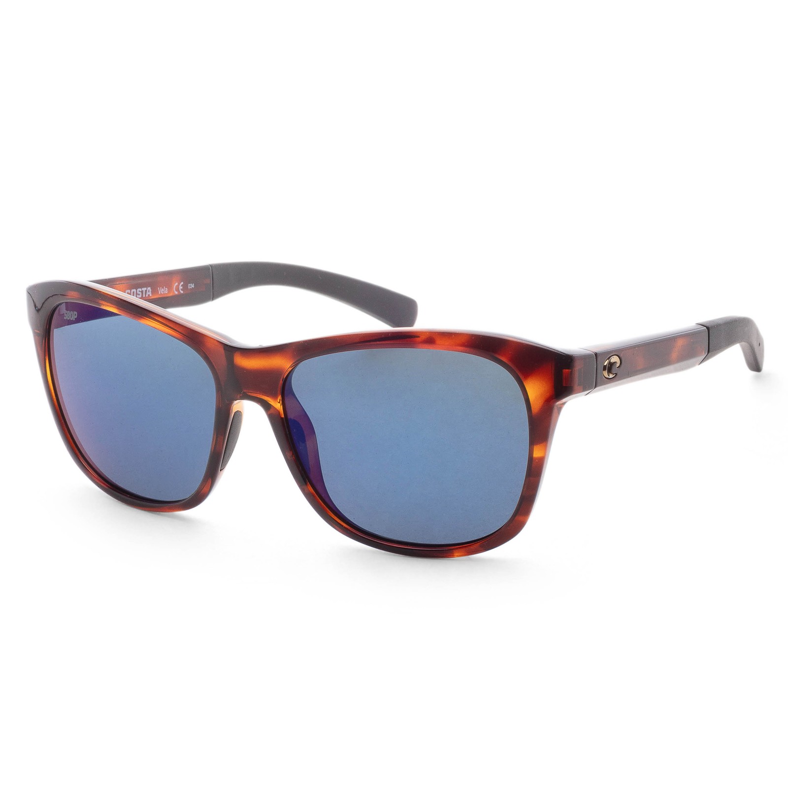 Costa del Mar Men’s Vela 56mm Tortoise Sunglasses 6S9027-902705-56