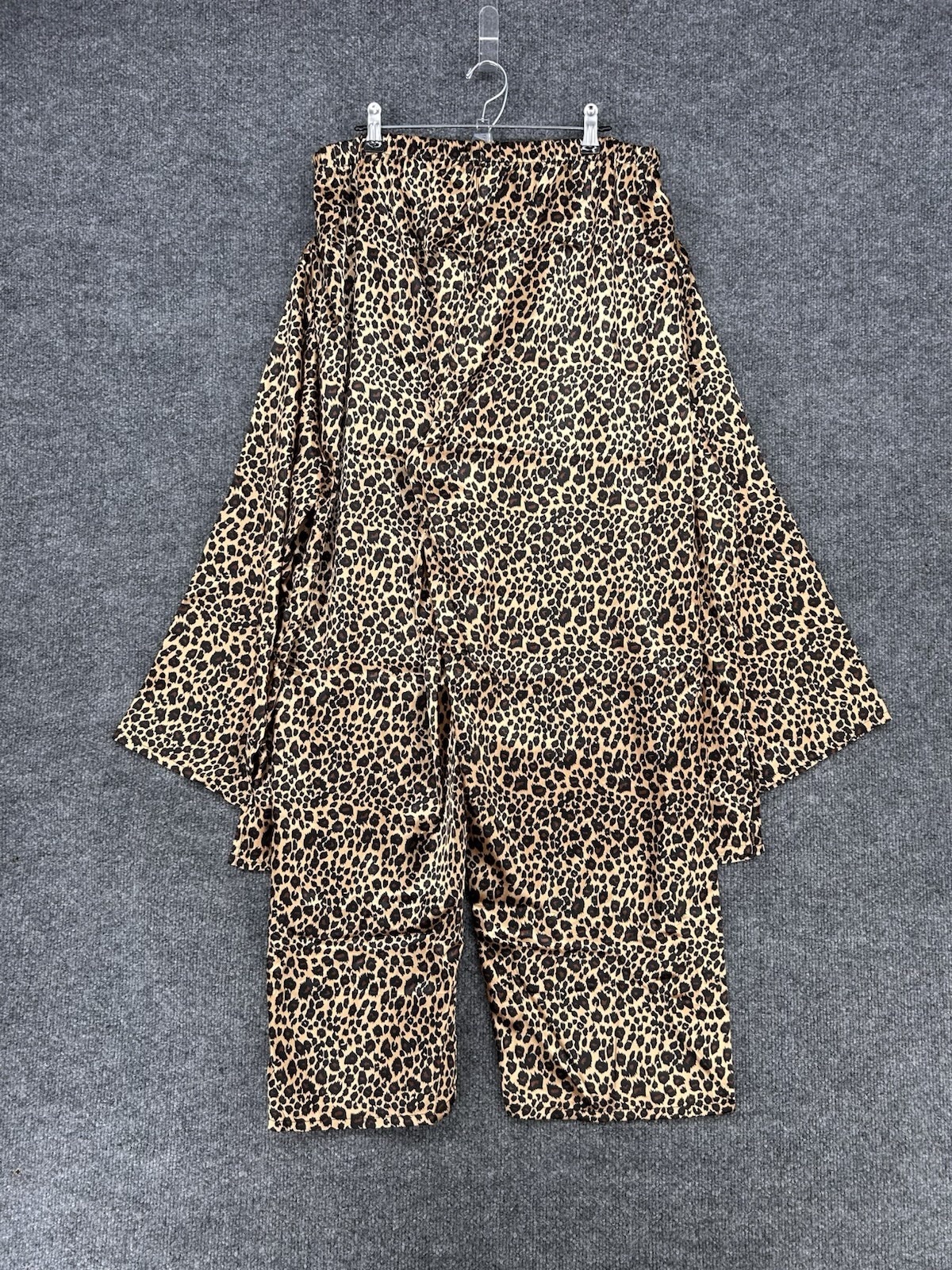 Casual Living Leopard Print Long Sleeve Pajama Set In Bag Womens L Lounge Cozy