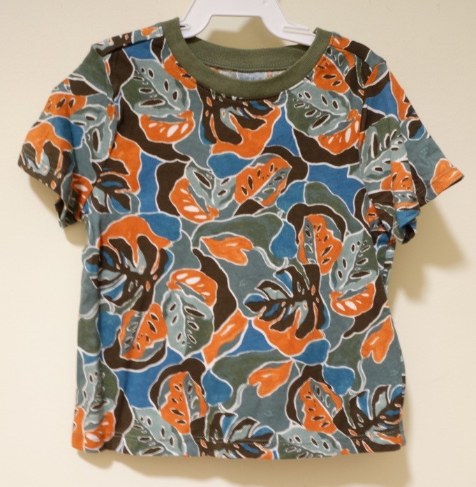 NWT Old Navy Tropical Leaves Shirt Boy’s Size 3T