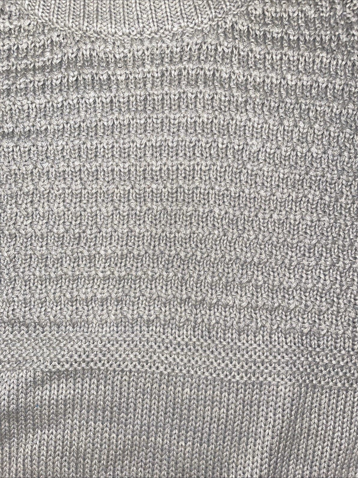 Universal Thread Cotton Acrylic Blend Gray Sweater Size Large Cottage Core