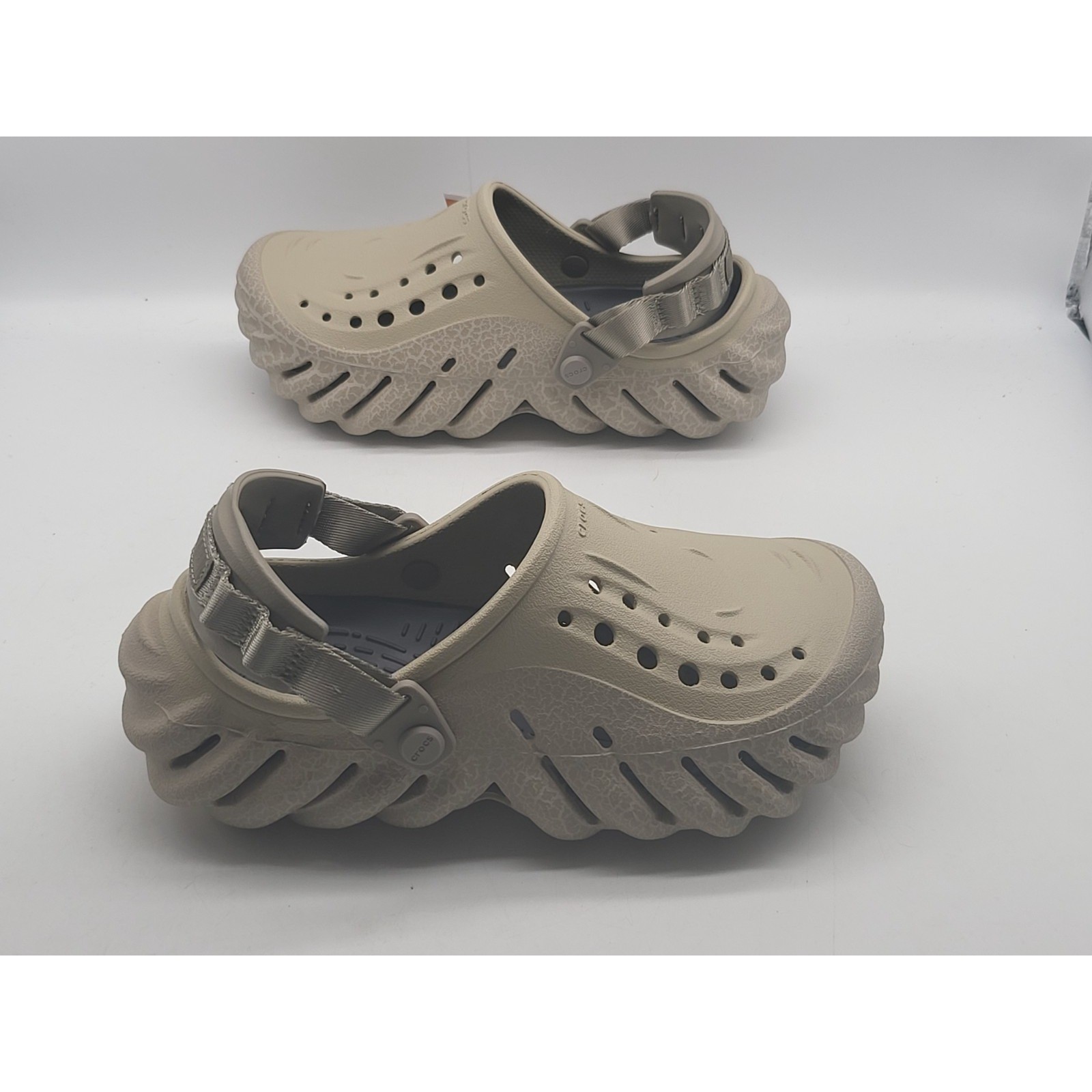 Crocs Echo Crackle Clog Unisex Sand Beige M4 W6 211630-0LJ