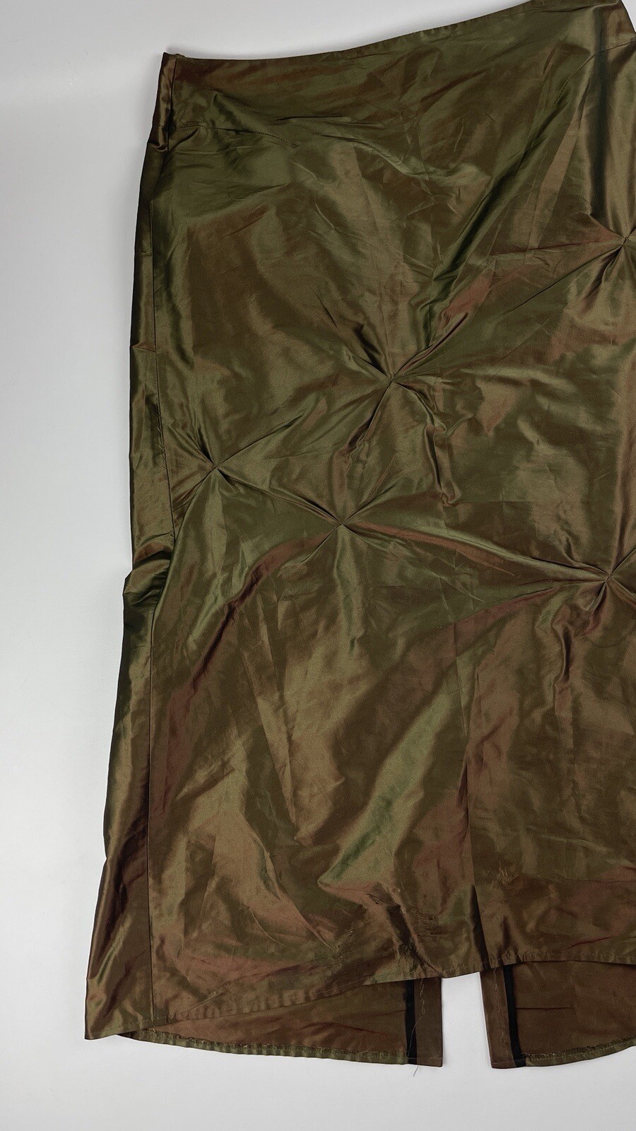 Apanage Avant Garde Olive Maxi Skirt Size 16