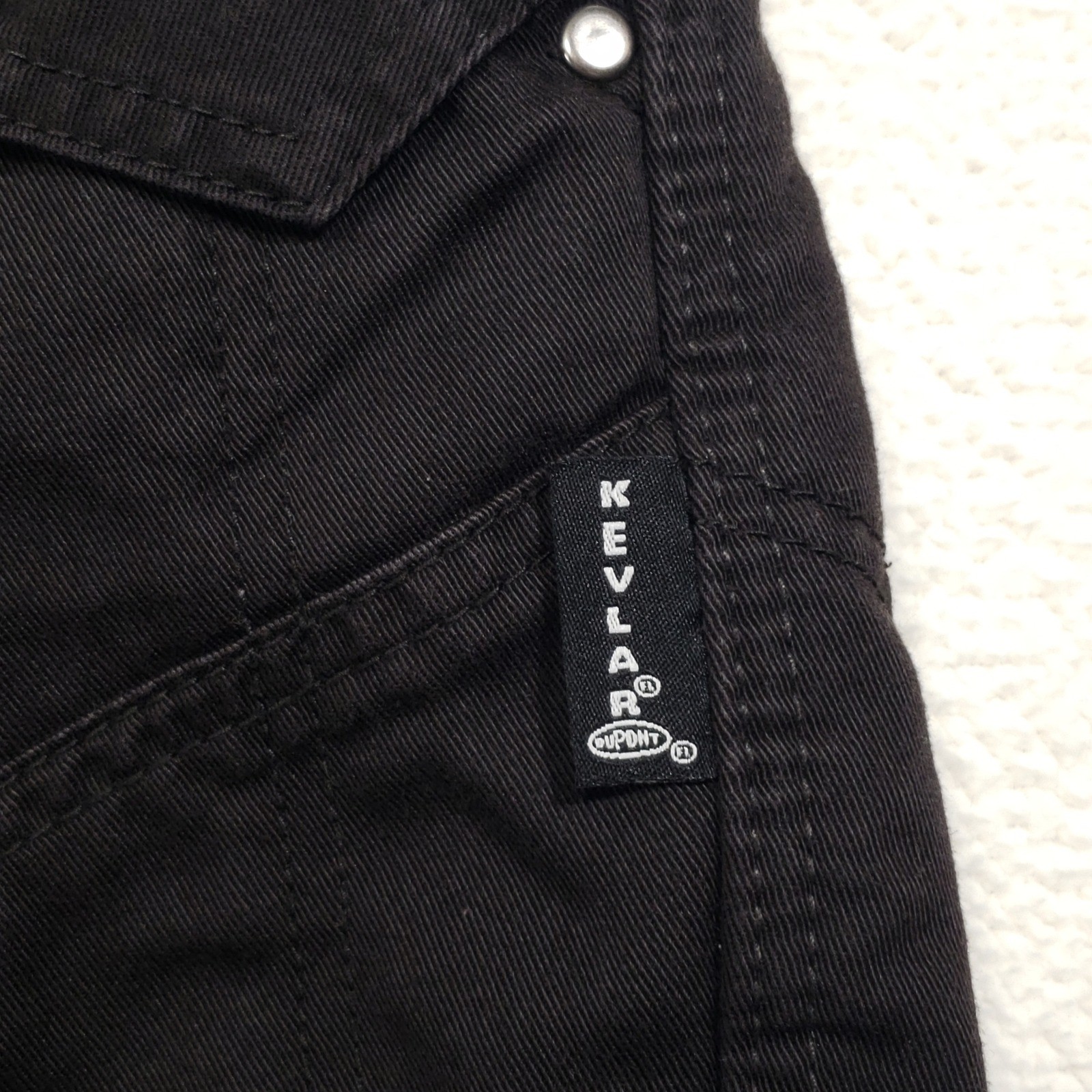 Bilt Iron Workers Cargo Pants Mens 30 Black Kevlar Reinforced Motorcycle Gear