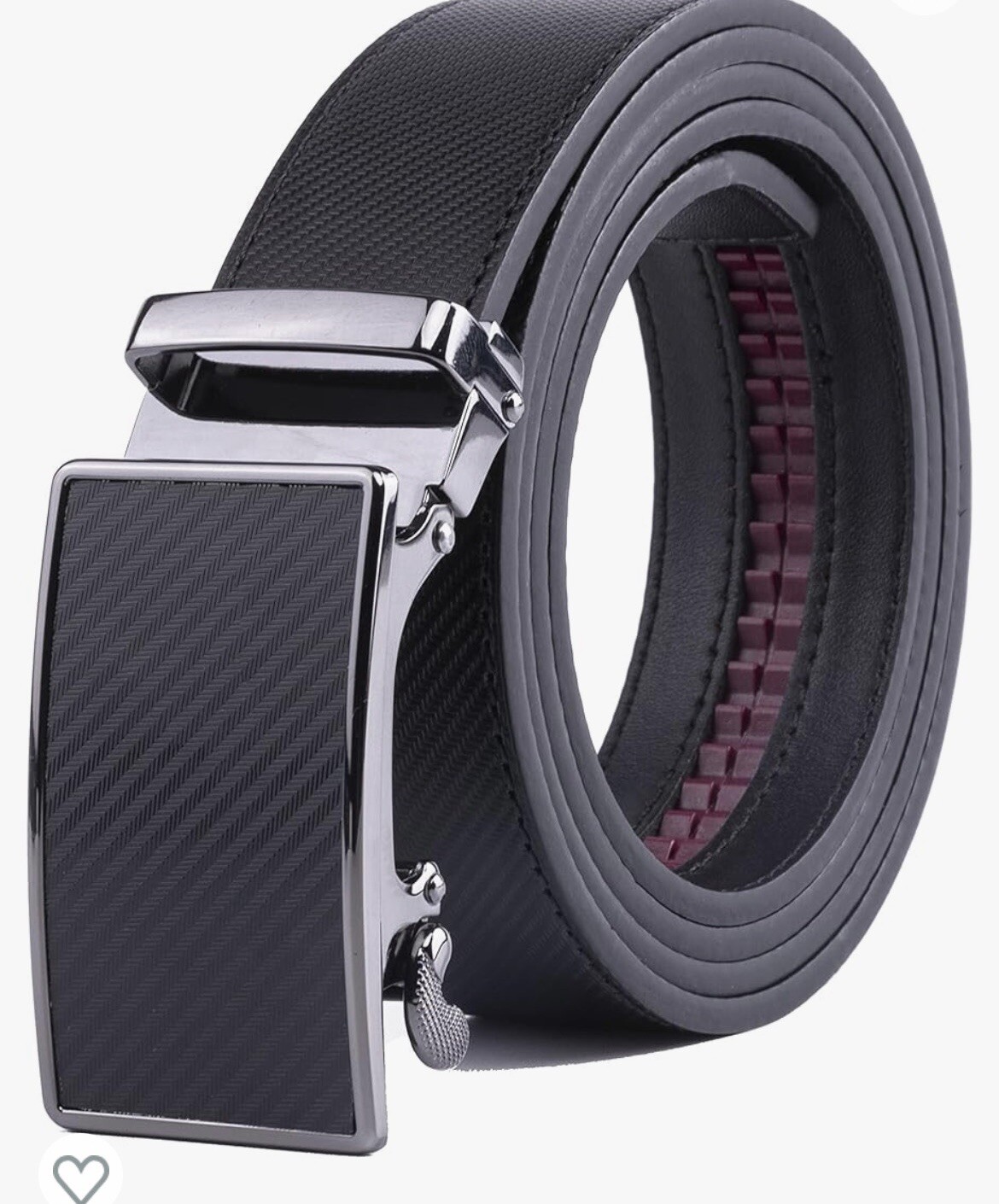 Fabio Valenti Mens Belt,Ratchet Belt Dress with 1 3/8″ Genuine Leather up to 46