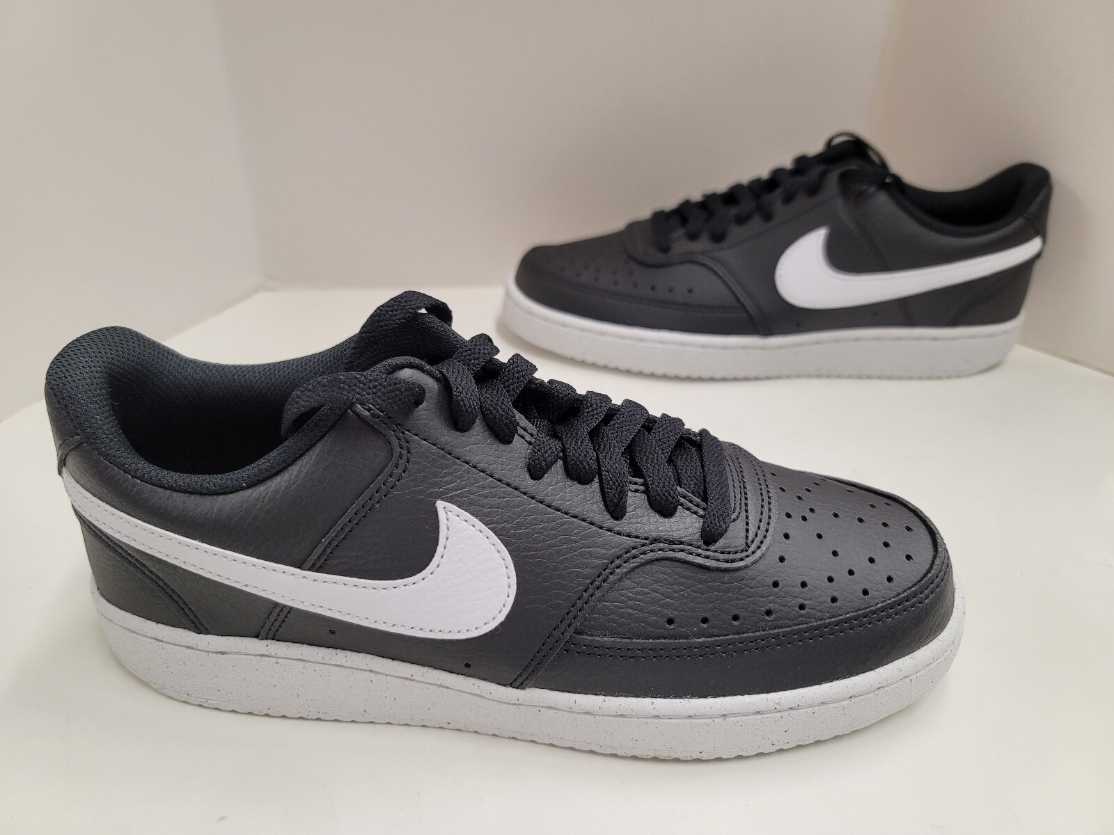 NIB Nike COURT VISION LO NN Basketball Sneakers Black White Black DH2987 001