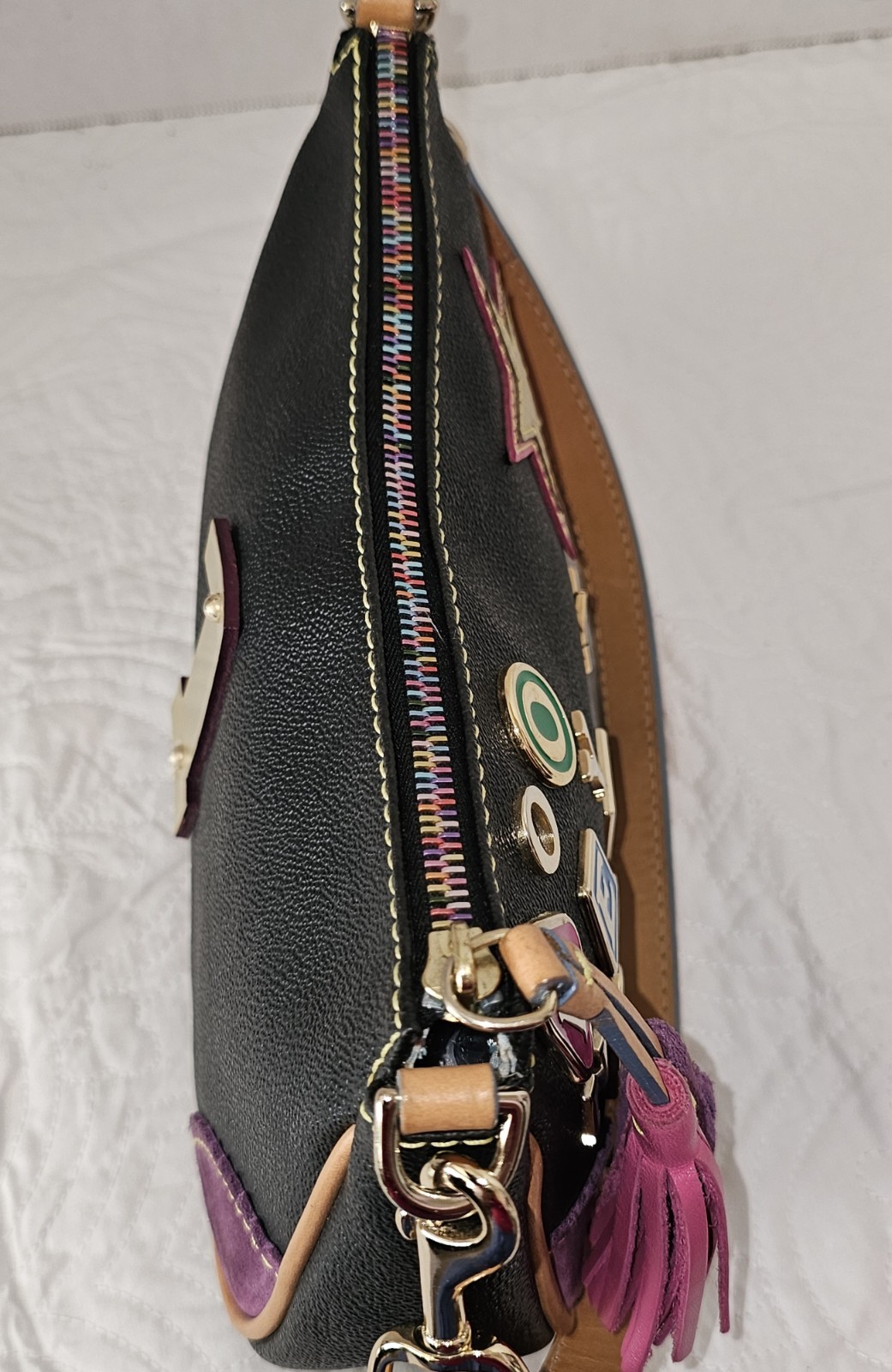 DOONEY & BOURK Vintage Lohan 1 Limited Edition Shoulder Bag Brown Leather