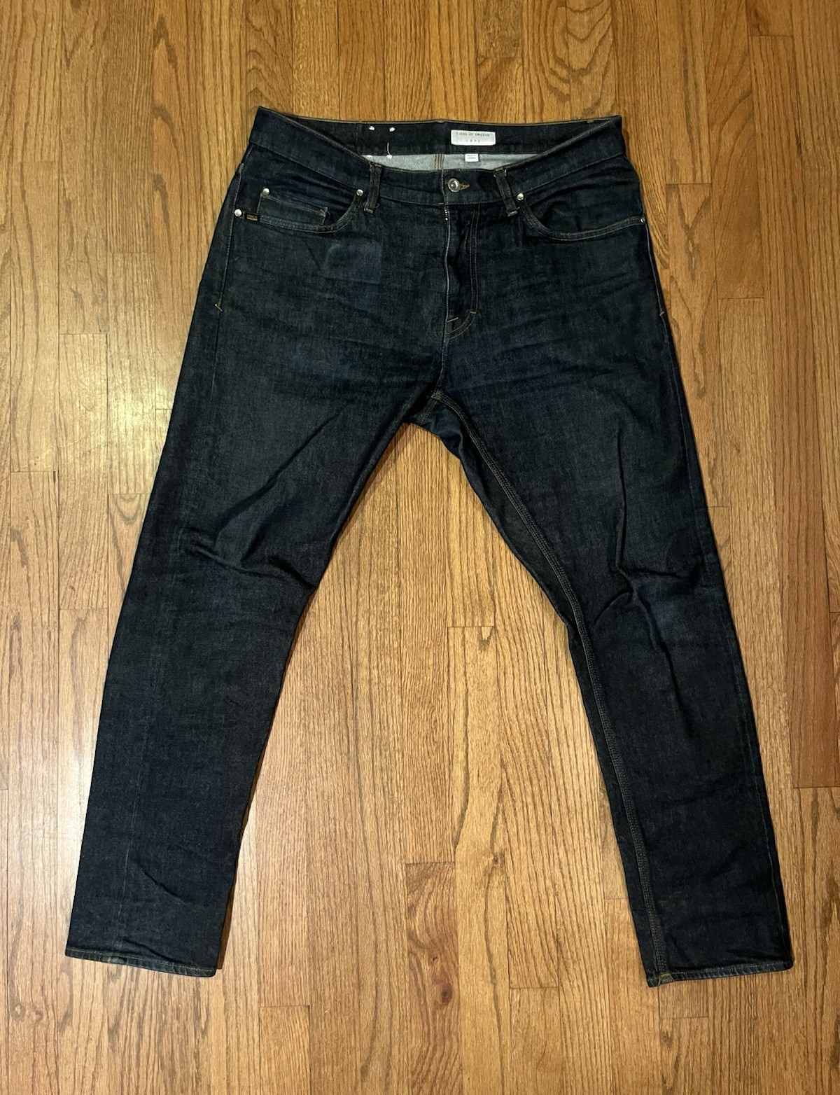 Tiger of Sweden Men’s Dark Wash Denim Slim Jeans Mid Rise Cotton 33×30