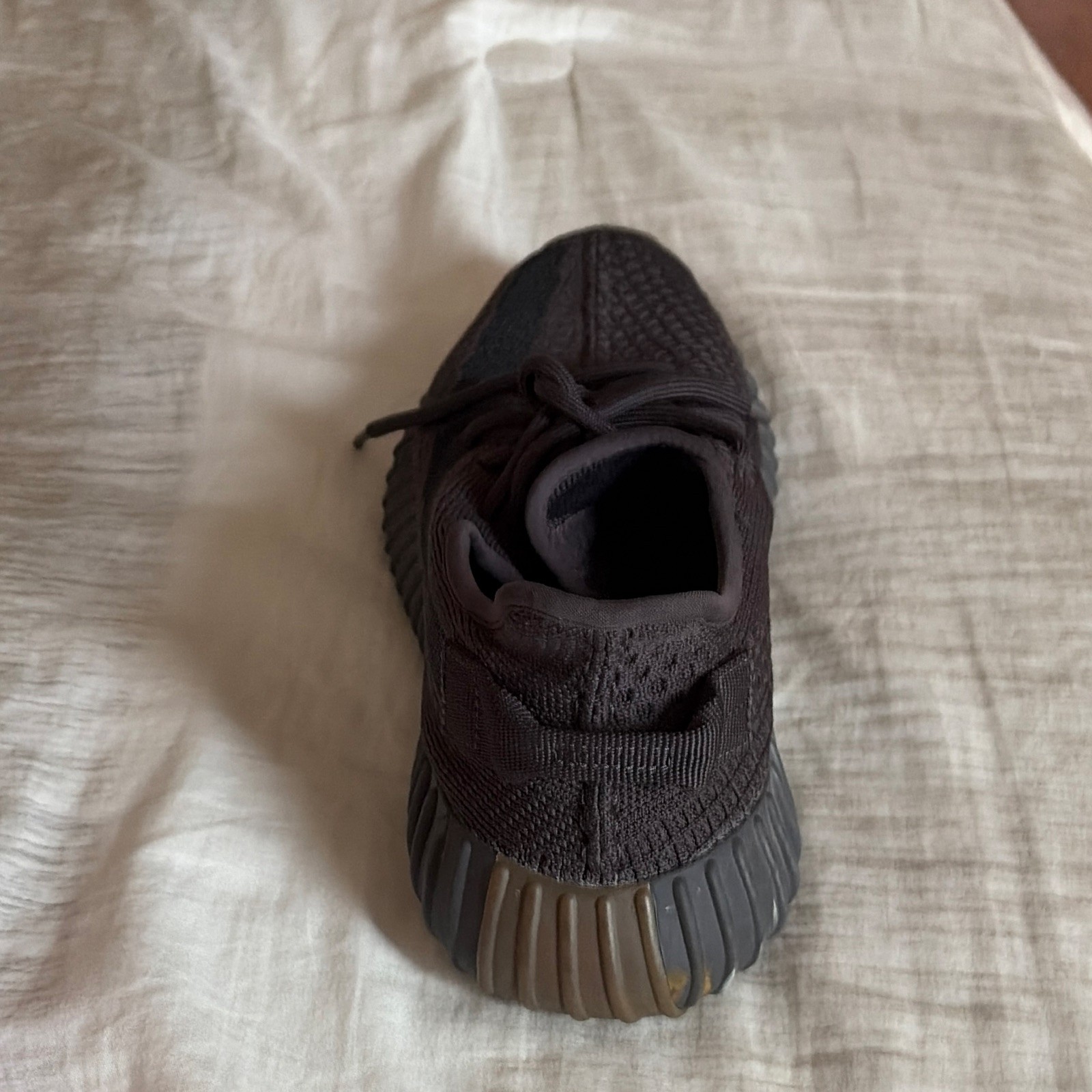 adidas Yeezy Boost 350 Black Low Top Lace Up Sneaker Casual Activewear Men
