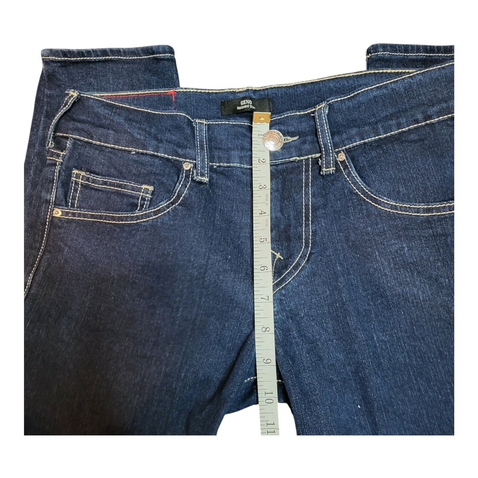 True Religion Jeans Mens 28 Geno NS Slim Dark Wash 28×31
