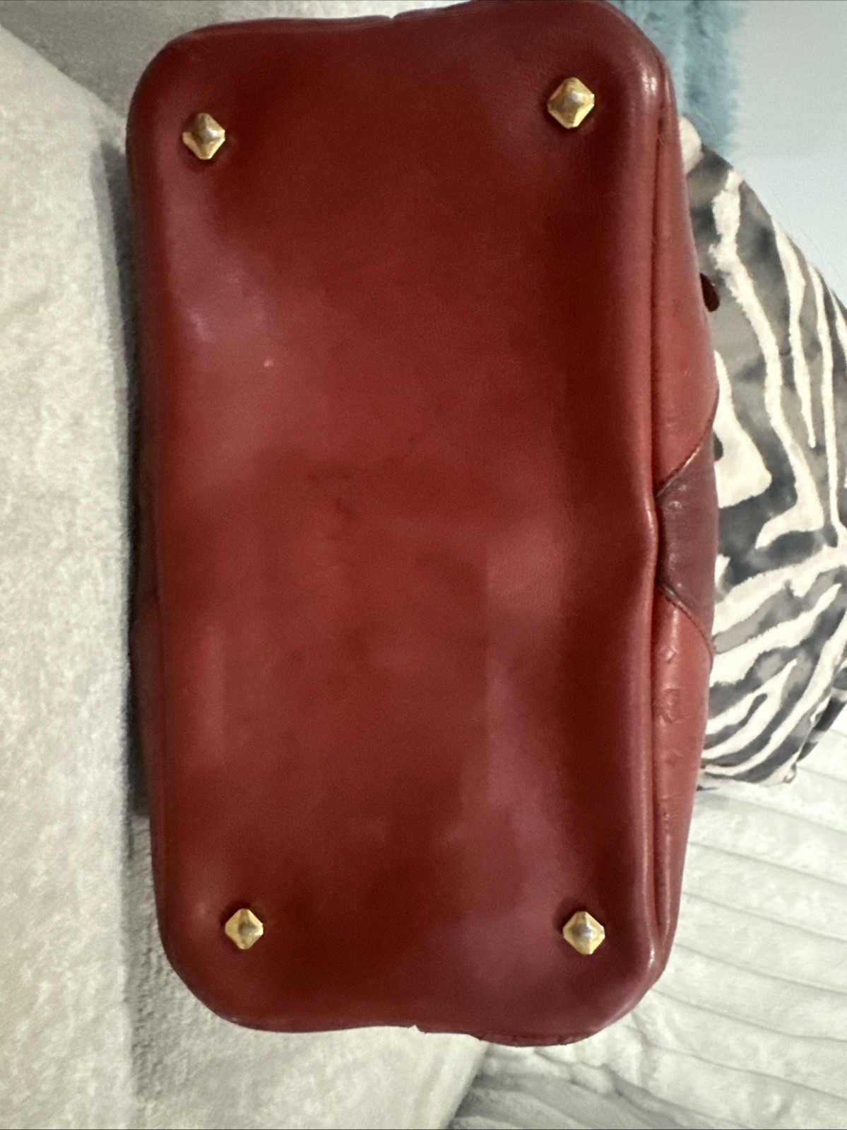 MCM Burgundy Handbag