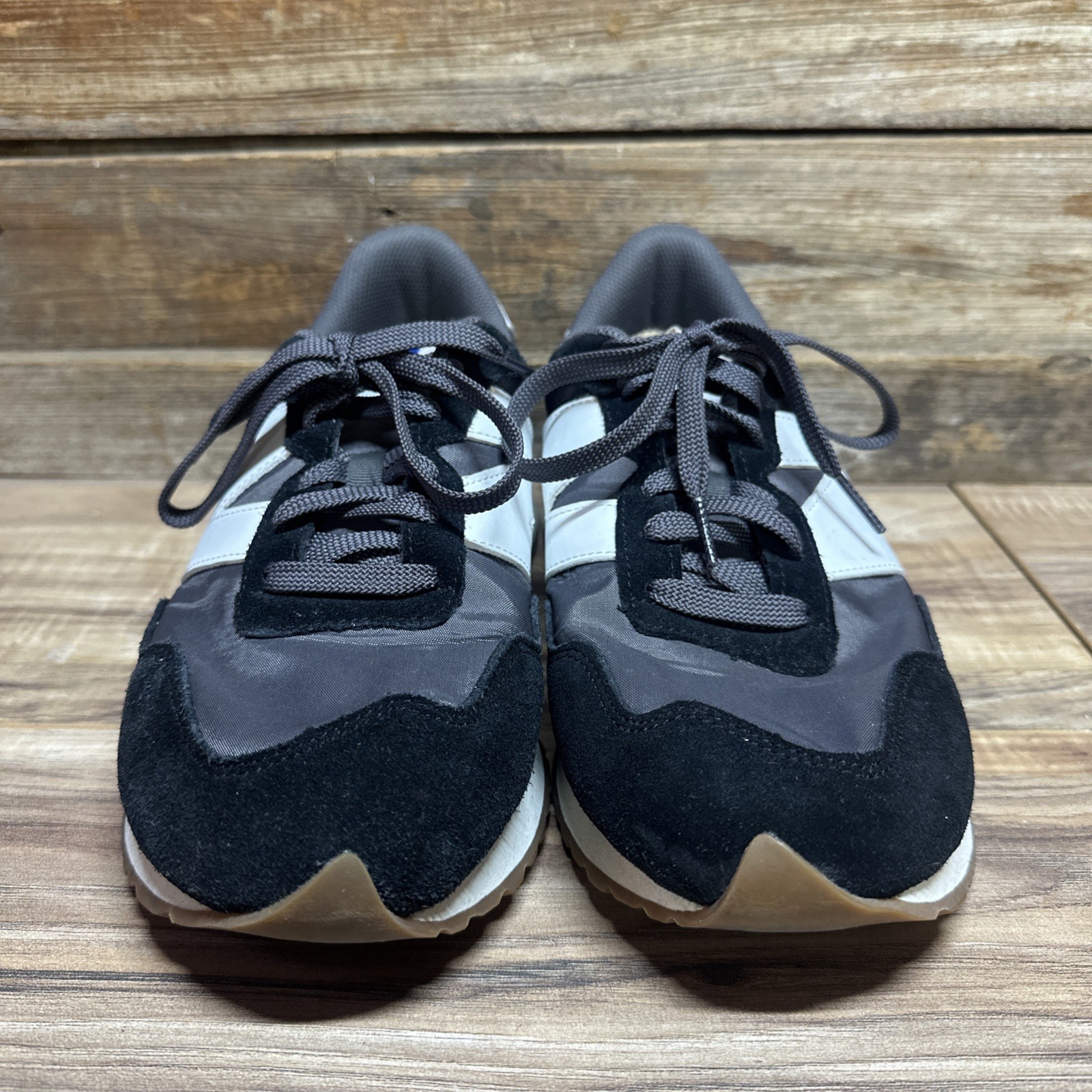 NEW BALANCE 237 Casual Sneakers Unisex Size M9.5 W11 Black Grey WS237NB