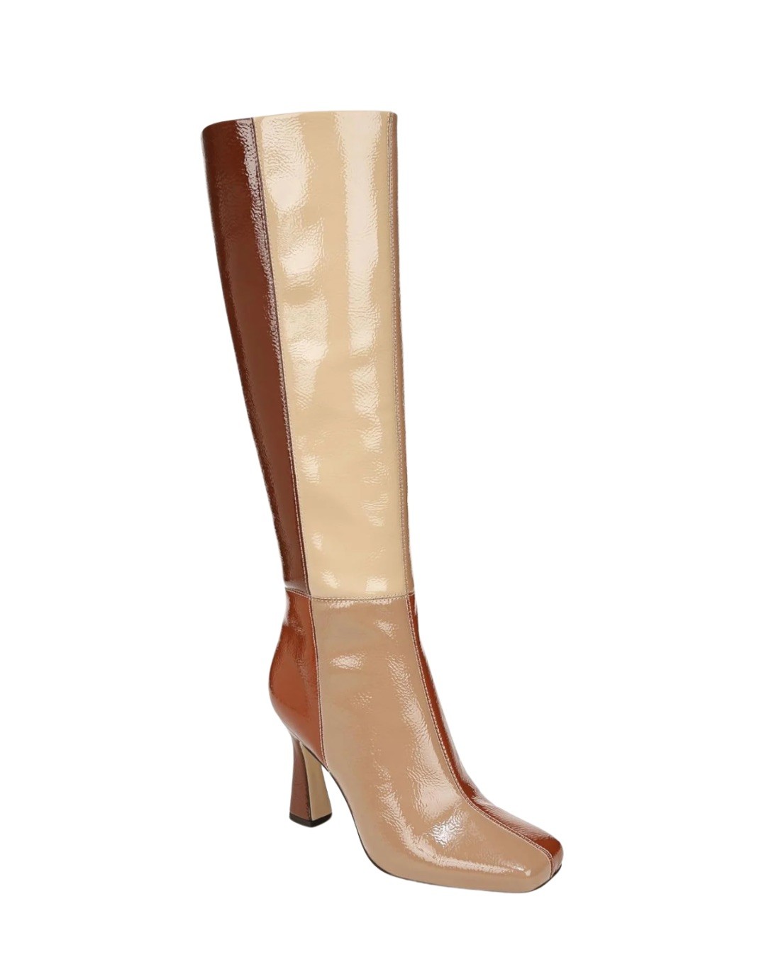 Circus by Sam Edelman Emmy knee-high boots brown patchwork faux leather Size 7