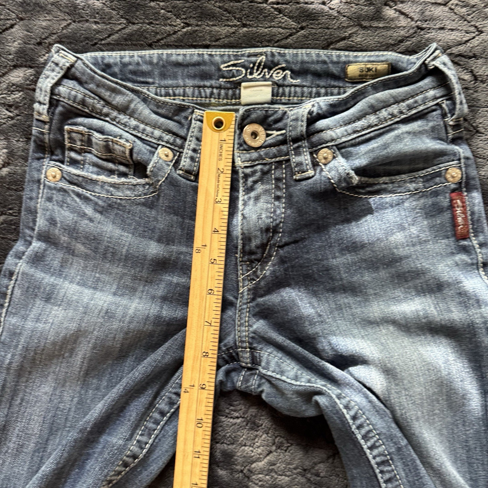 Silver Jeans Suki Women’s 25/32 Blue Denim Bootcut Y2K Style