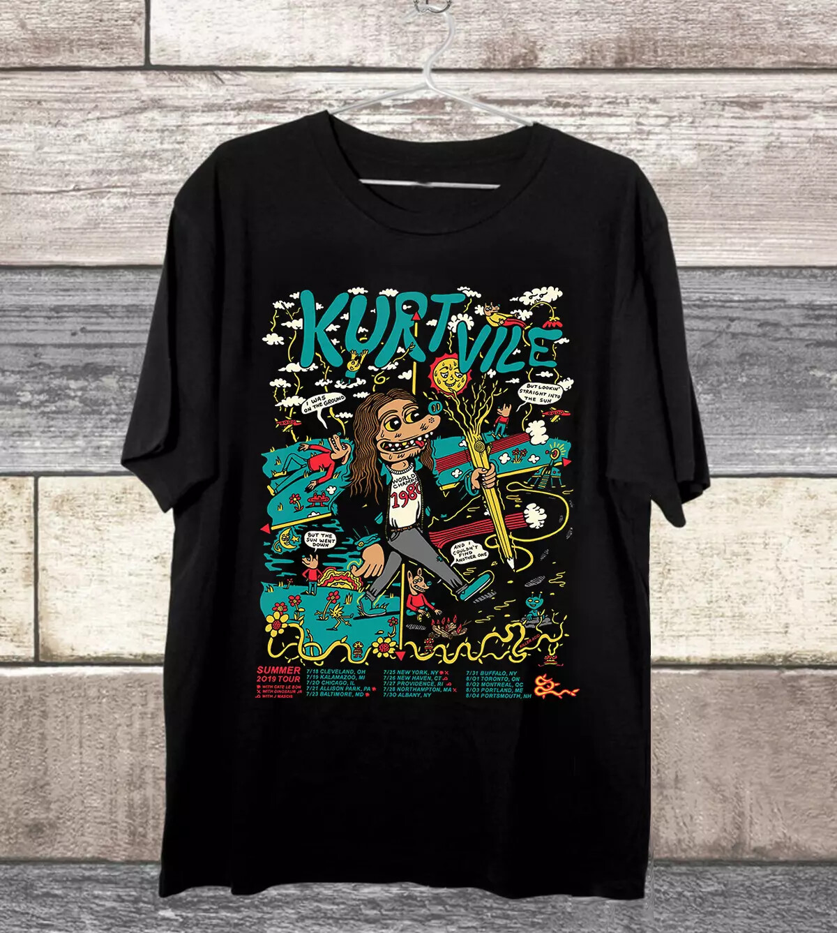 Kurt Vile Summer Tour 19 Killer Acid T-Shirt