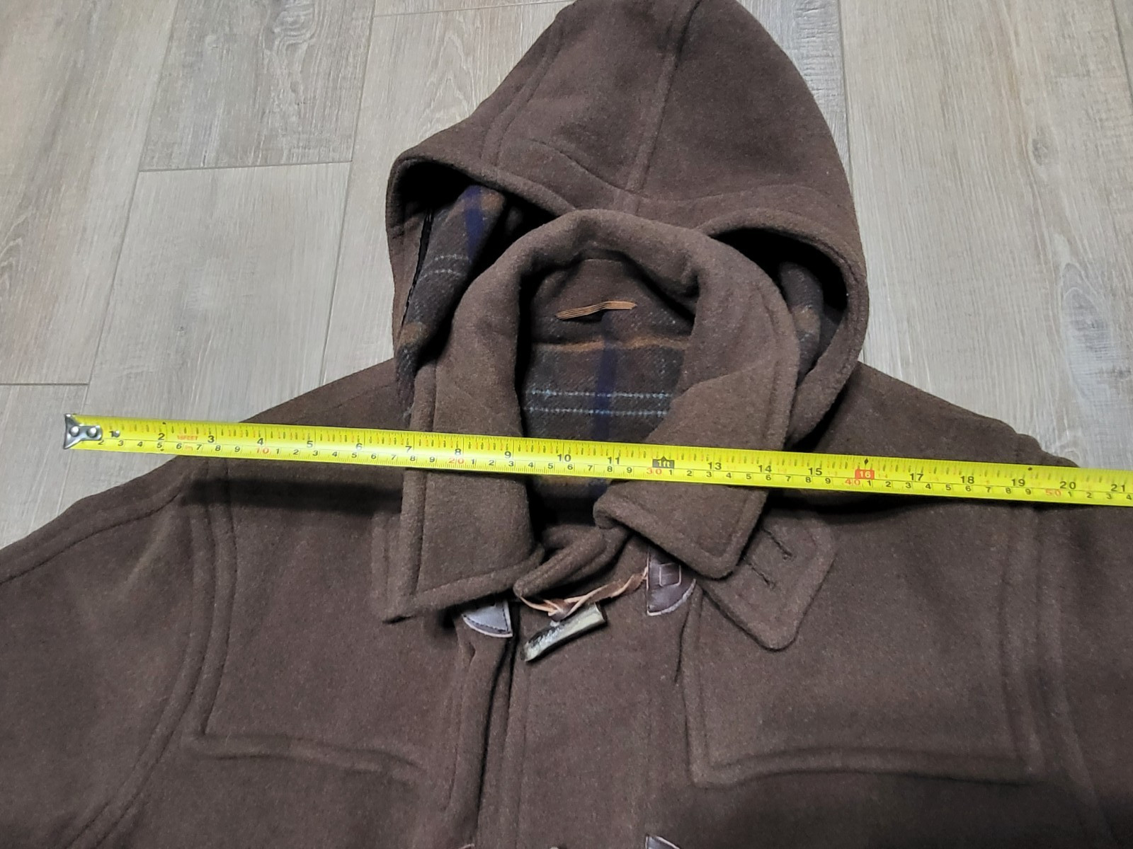 Vintage Griffe Duffle Coat Toggles Wool Cashmere Womens Italian Size 50 US:14 XL