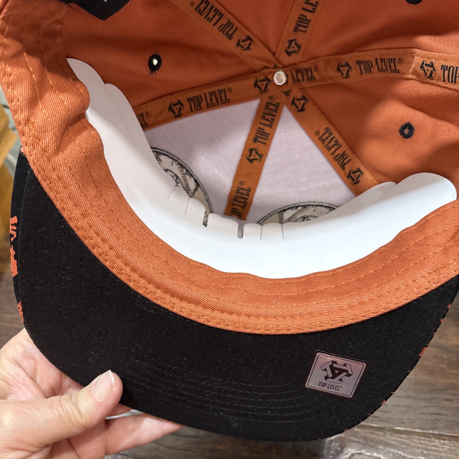 Top Level Skeleton Cowboy Cap Embroidered SnapBack Hat New W/tags