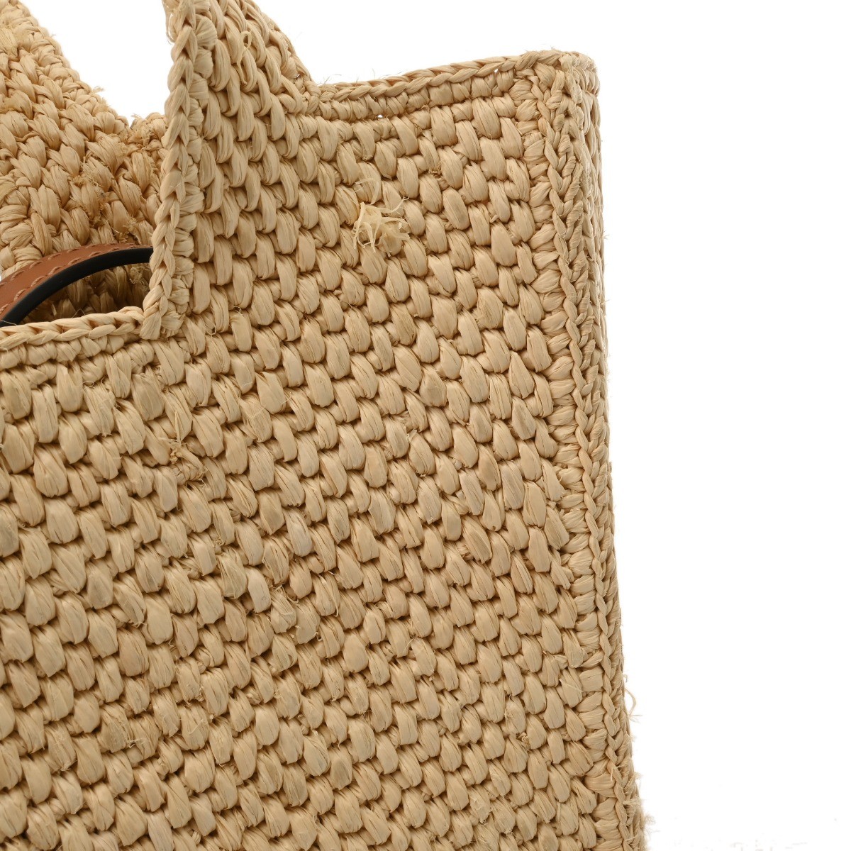 LOEWE font tote small A685B59X3 Raffia natural Women Handbag