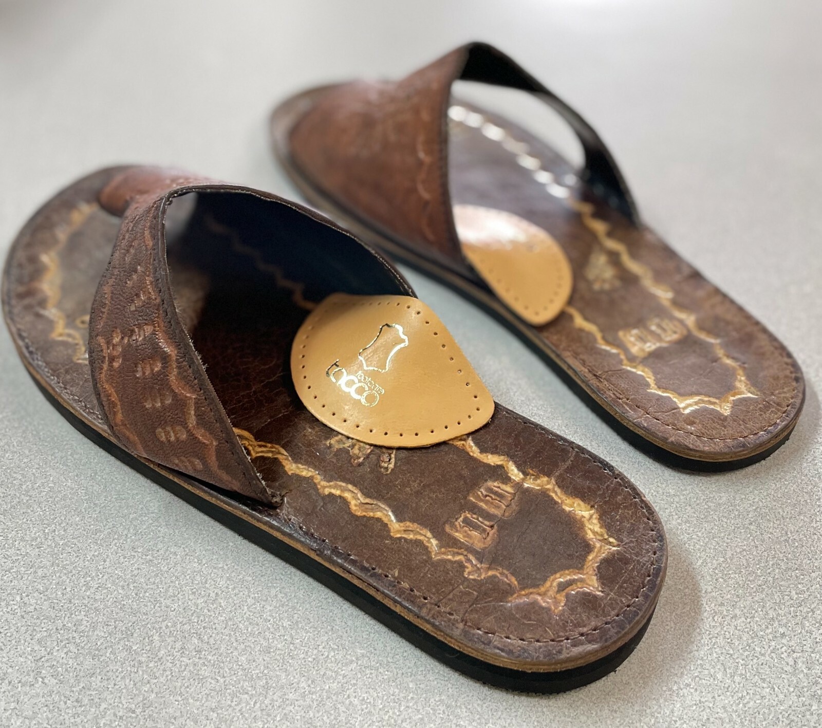 Tacco 624 Leather Arch Supports Inserts Peel & Stick Cookies Cushion Shoe Insole