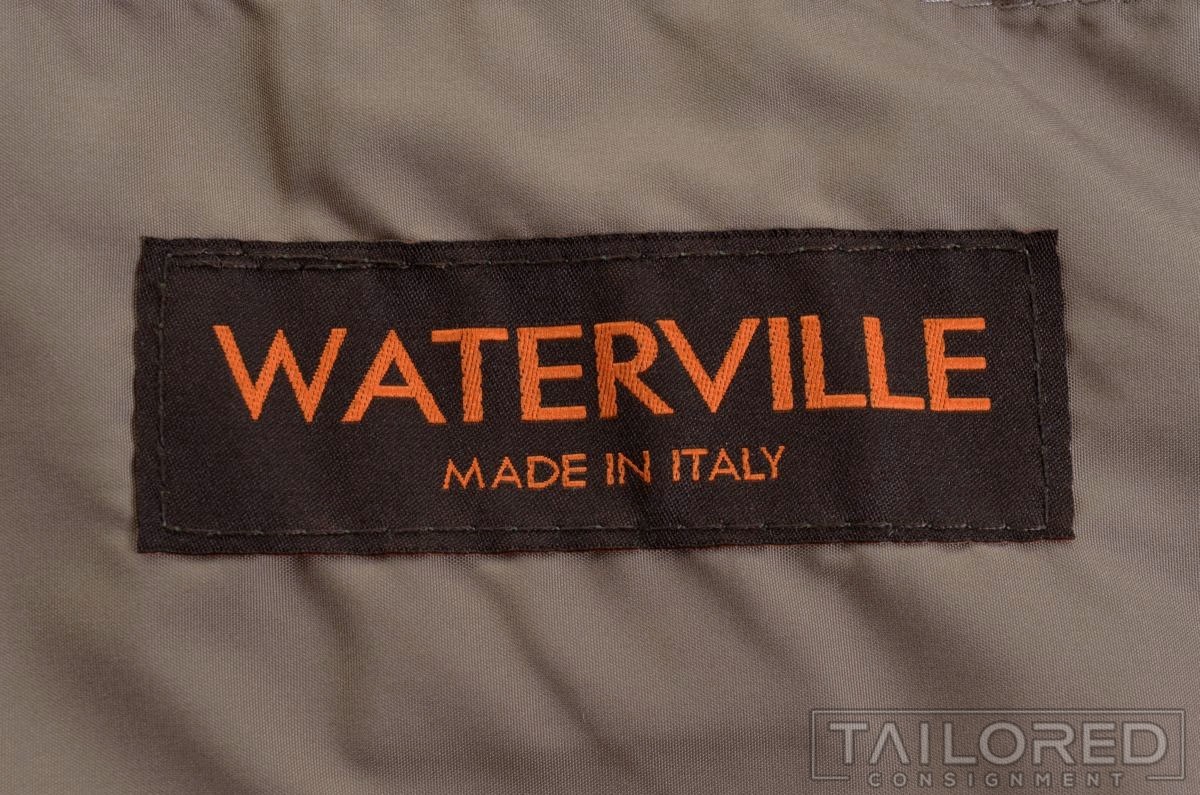 NWT – WATERVILLE Theo Solid Beige Polyester Mens Quilted Vest – EU 52 / LARGE