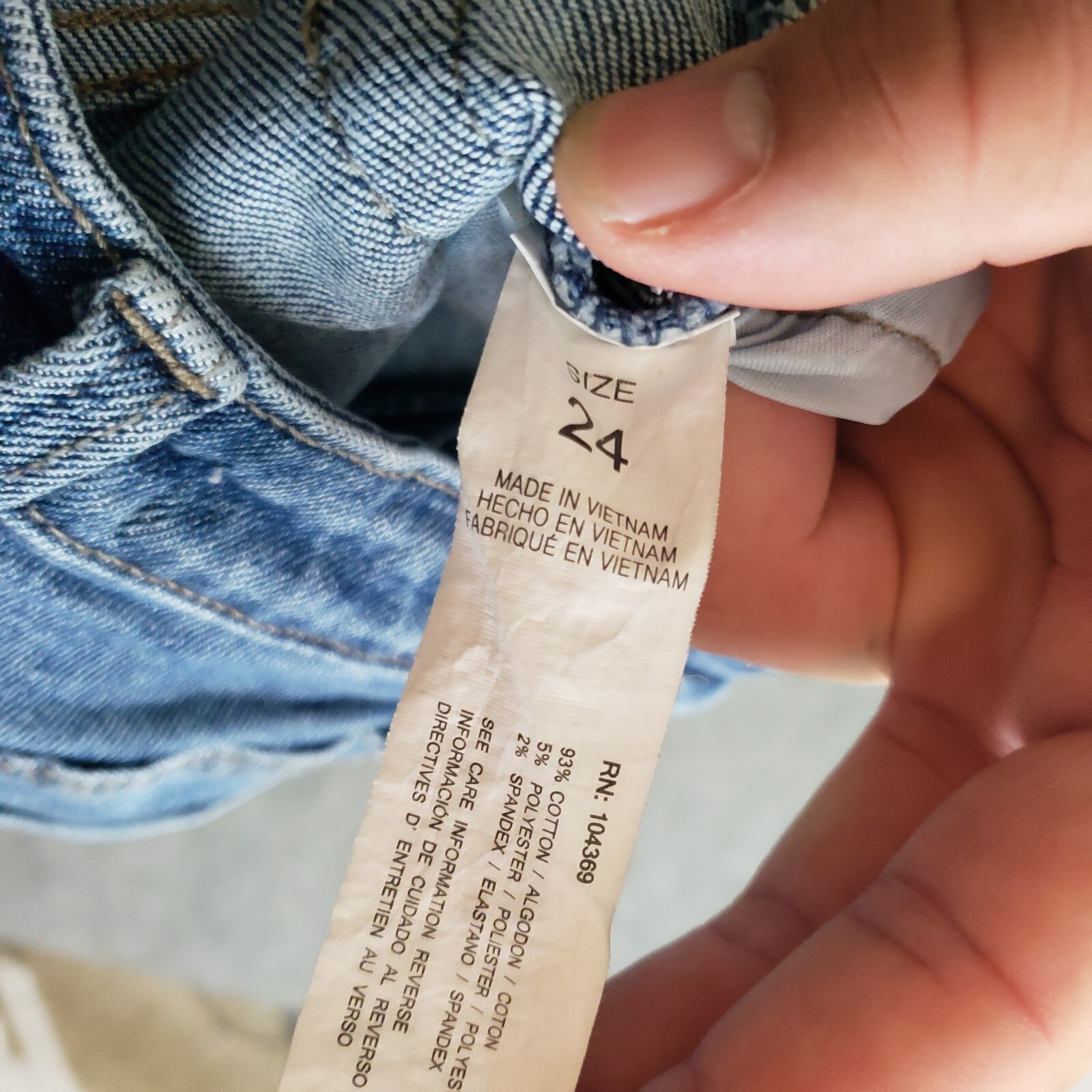 Forever 21 Jeans Womens 24 Jegging Skinny High Rise Medium Wash Pants Blue 22×26