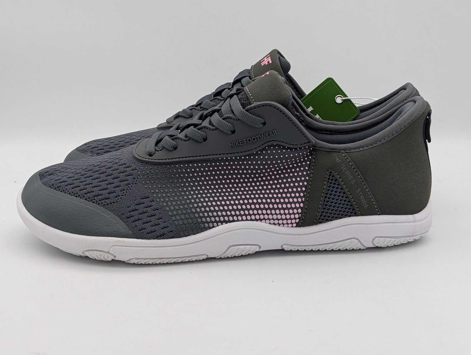 Hike Footwear Dark Grey Mens 9/9.5 Womens 11/11.5 HF Stride Sneakers Shoes
