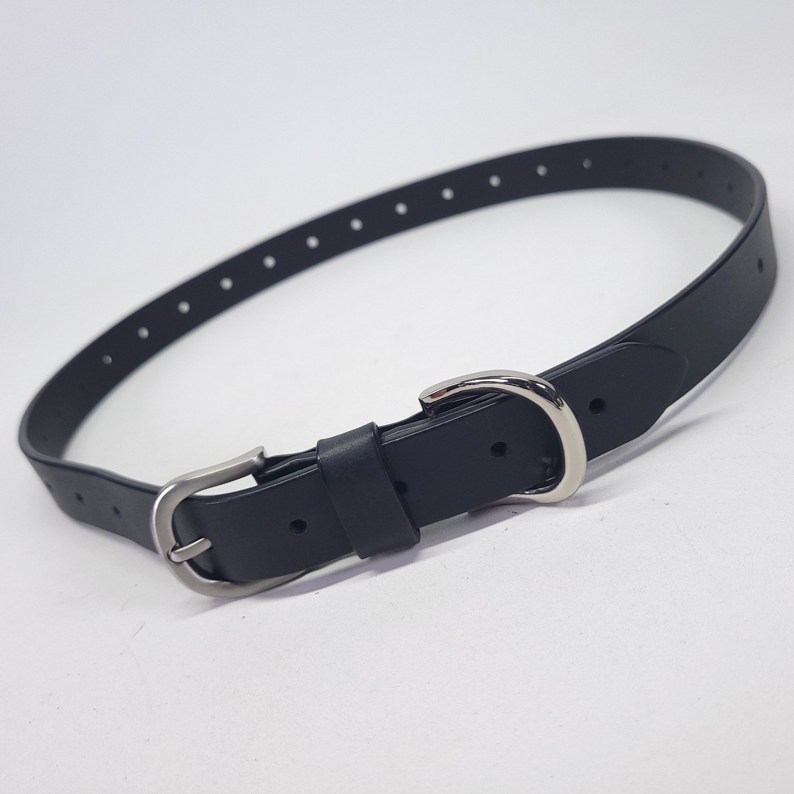 Metal Keeper Leather Belt 30 32 34 Black