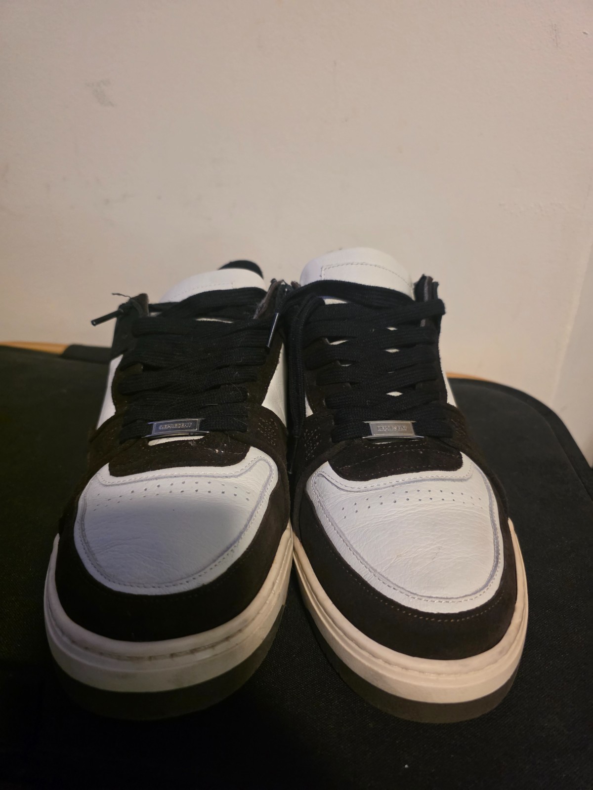 size 13.5 – Represent Brown Suede Lo