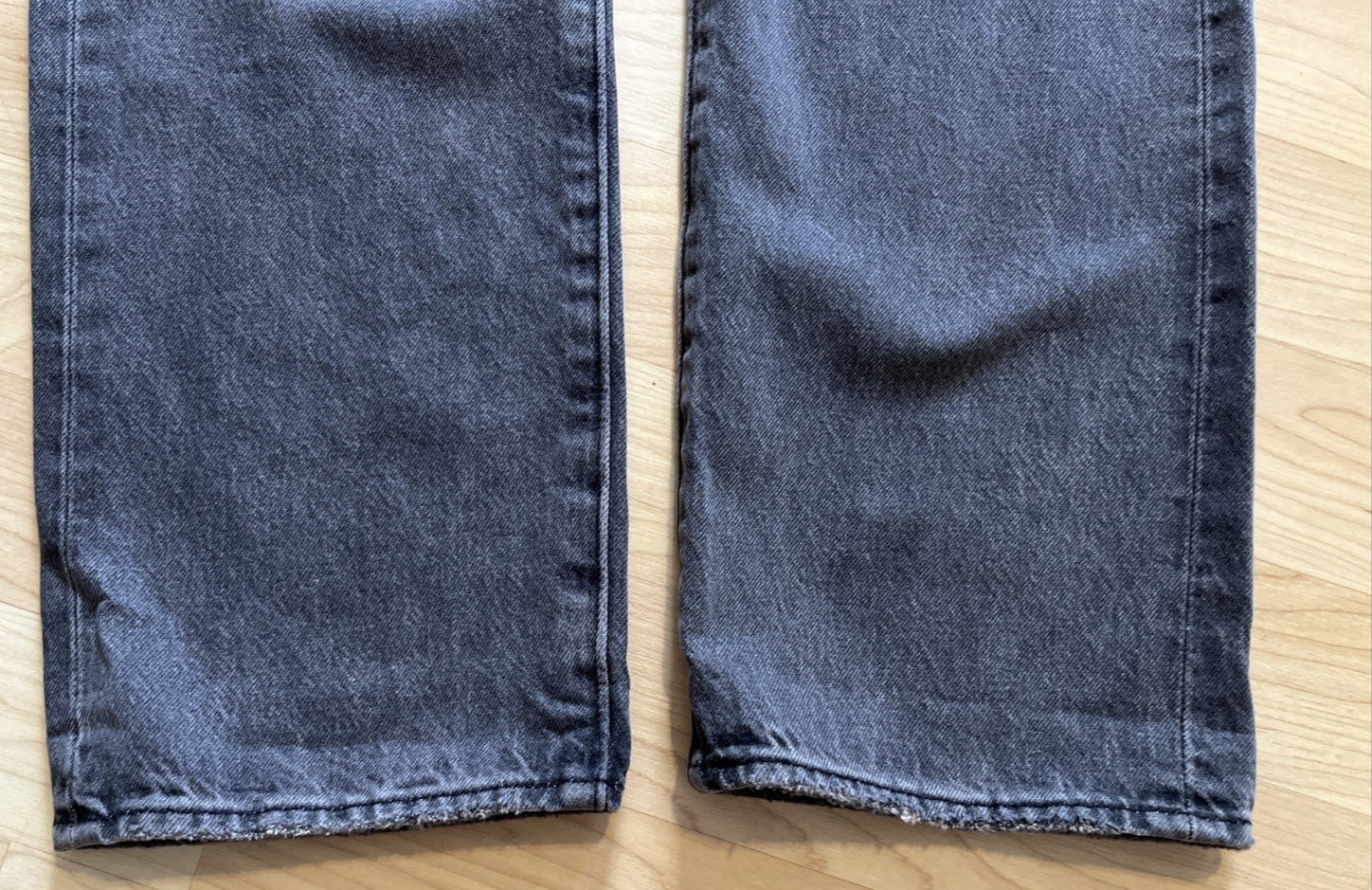 Levi’s 501 Selvedge Original Straight Leg Jeans Men’s 32×30 Gray Big E NWT $148
