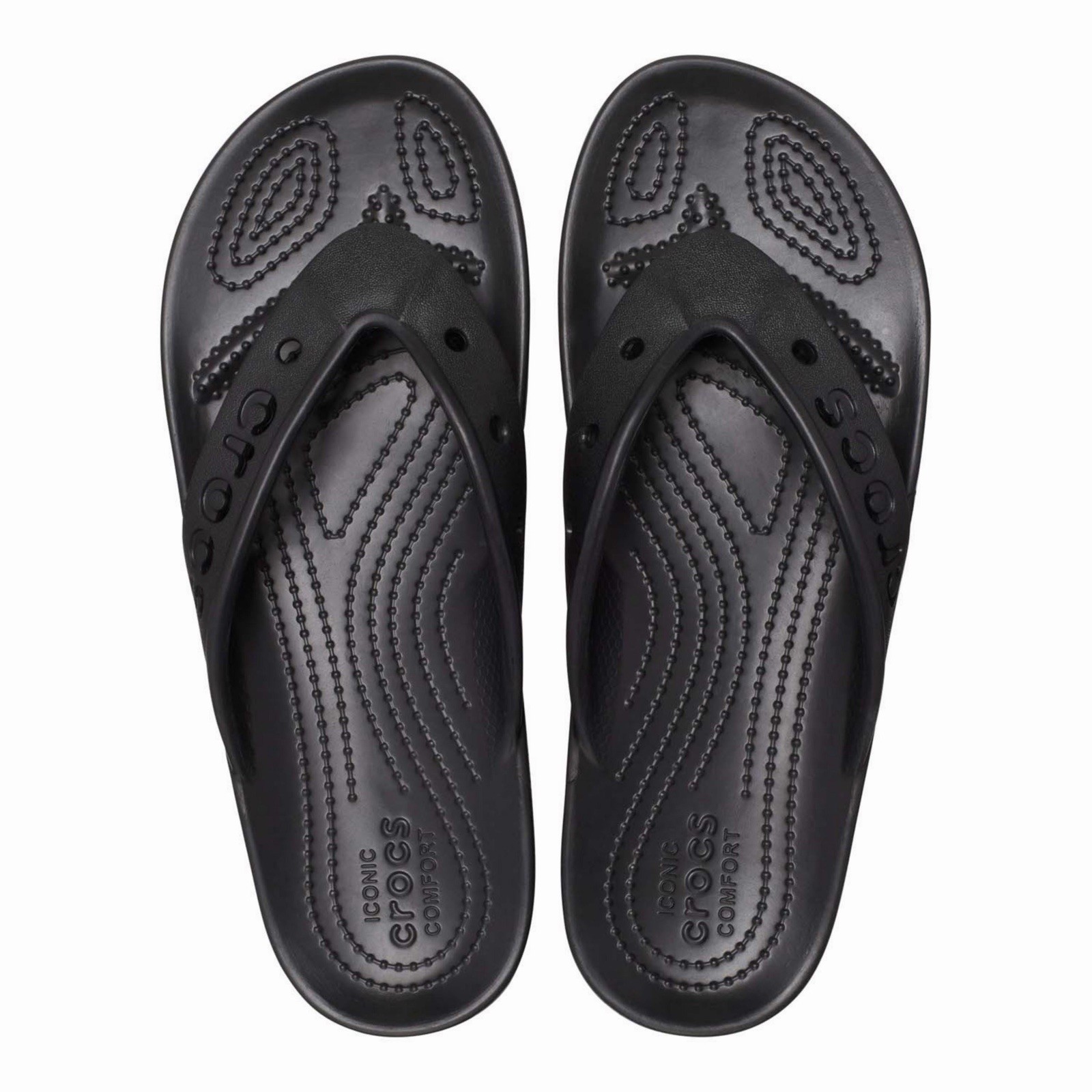 Crocs Baya II Flip Black Flip Flop Slippers. Unisex. Size 8WMN/6MEN. NWT!