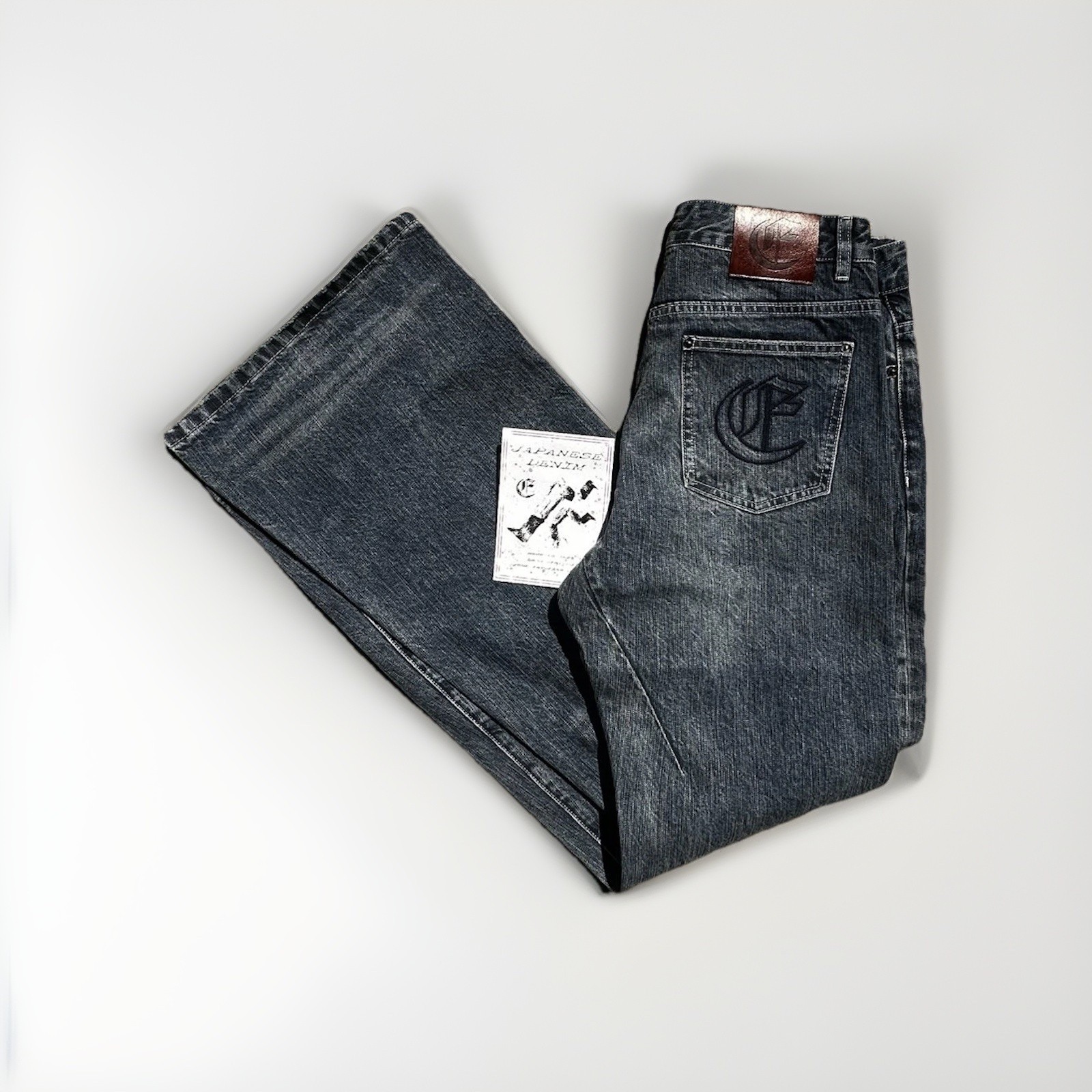 Brand New Elysian 19oz Selvedge Bootcut Denim Darkwash Size 32×34