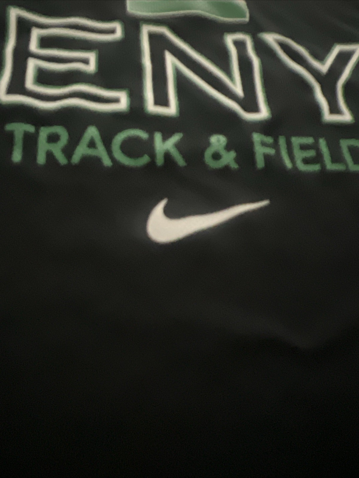 Nike Elite Team Issued Kenya Track & Field Black Shirt 480907-010 Men’s Size S