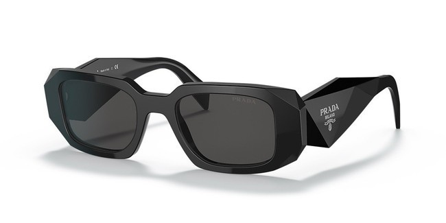 Prada PR17WS 1AB5S049 Women’s Sunglasses 49 mm Black / Dark Grey Lens