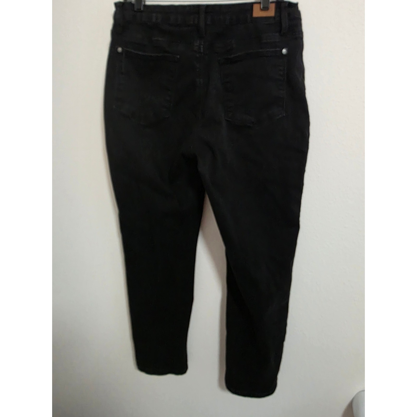 Judy Blue Los Angeles Black Denim Boyfriend Fit Jeans Size 15
